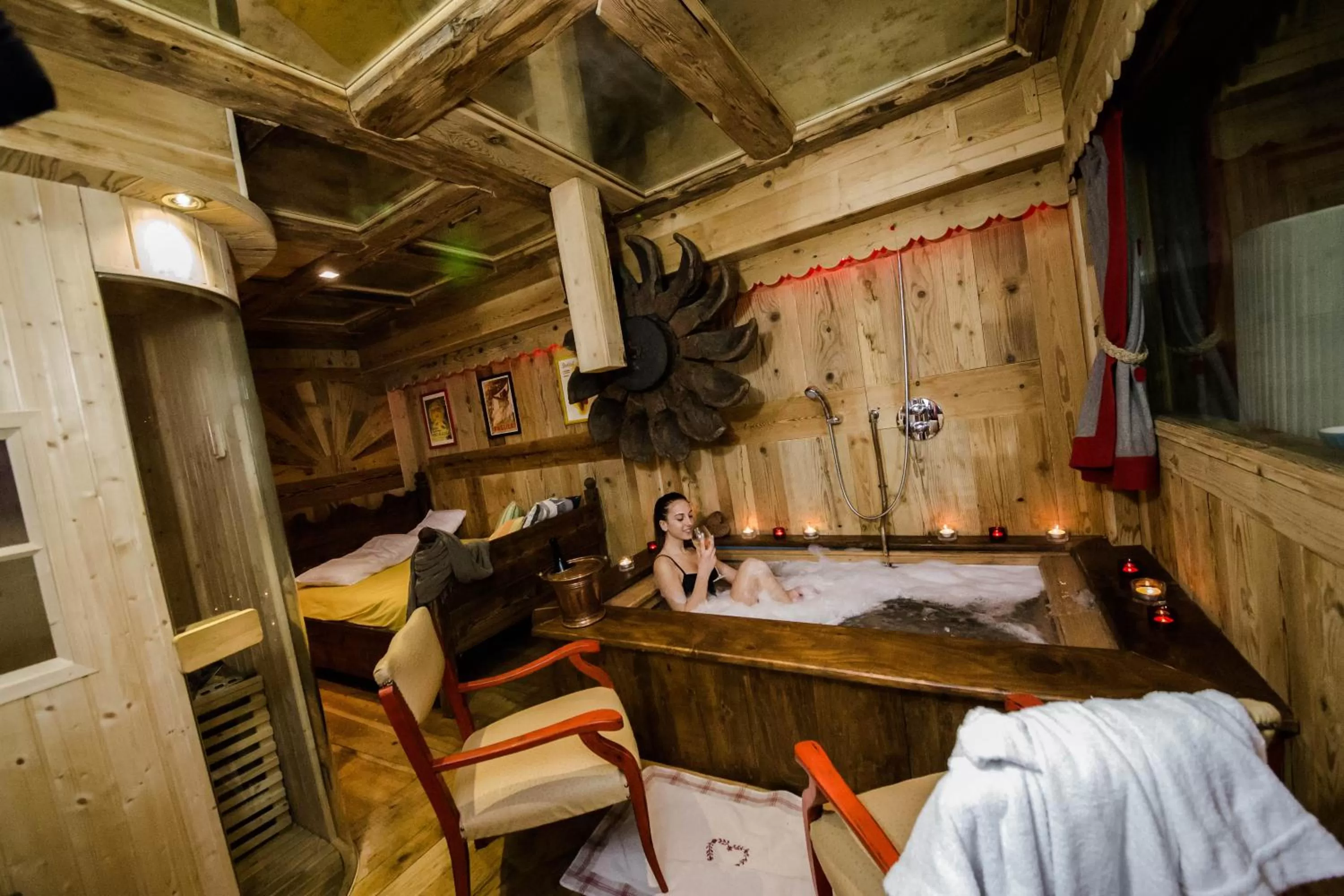 Spa and wellness centre/facilities in Hotel Chalet La Meridiana