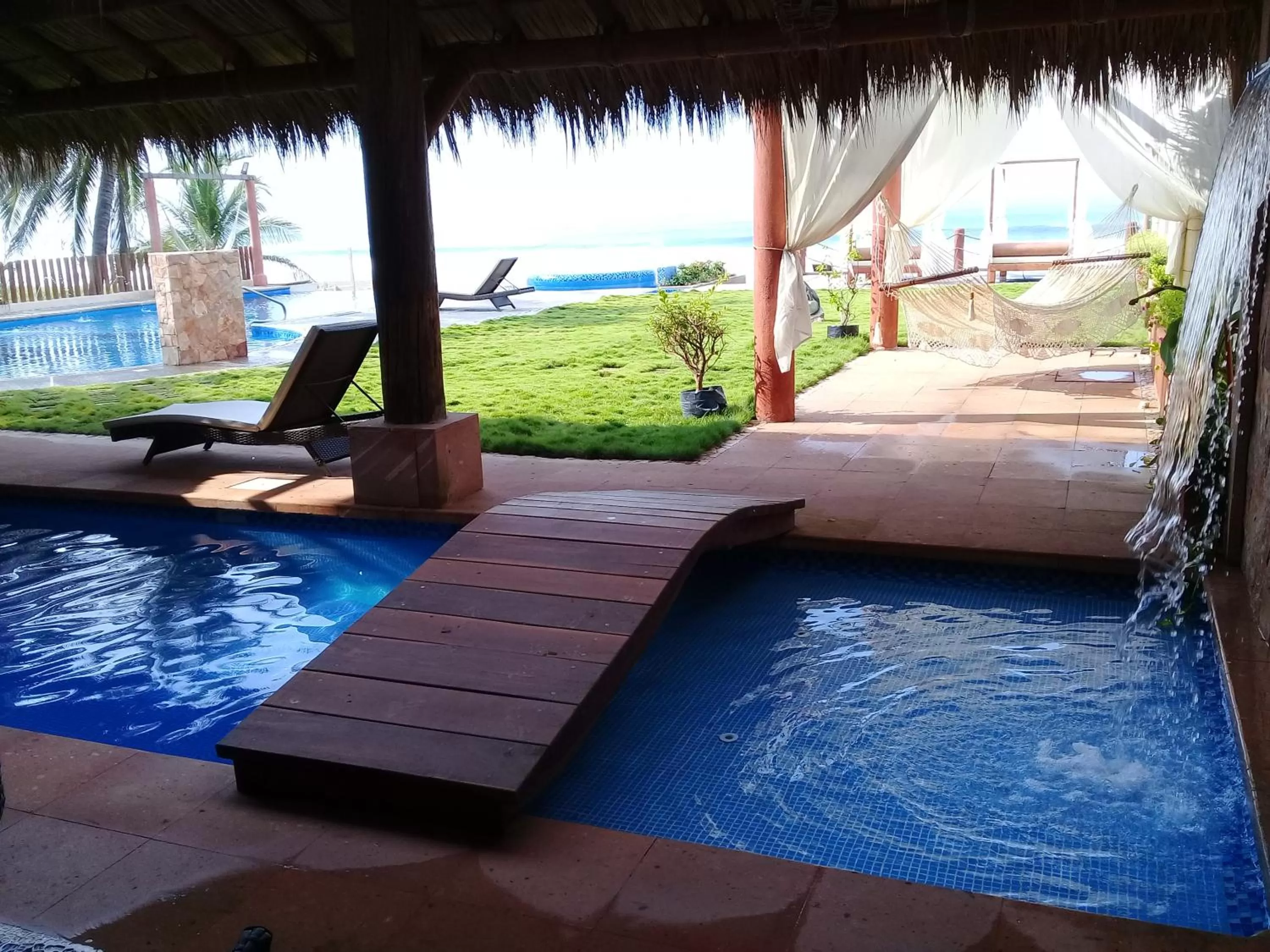 Pool view in Hotel Villas Punta Blanca