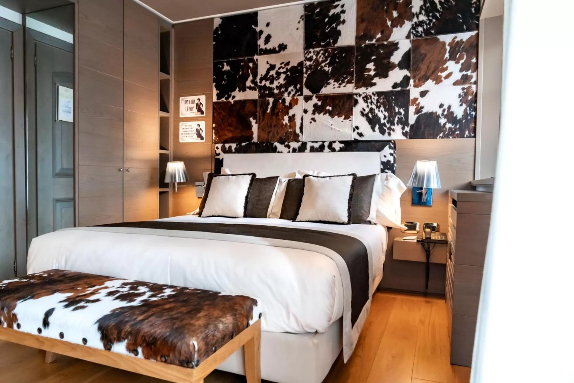 Bed in Ambra Cortina Luxury&Fashion Hotel