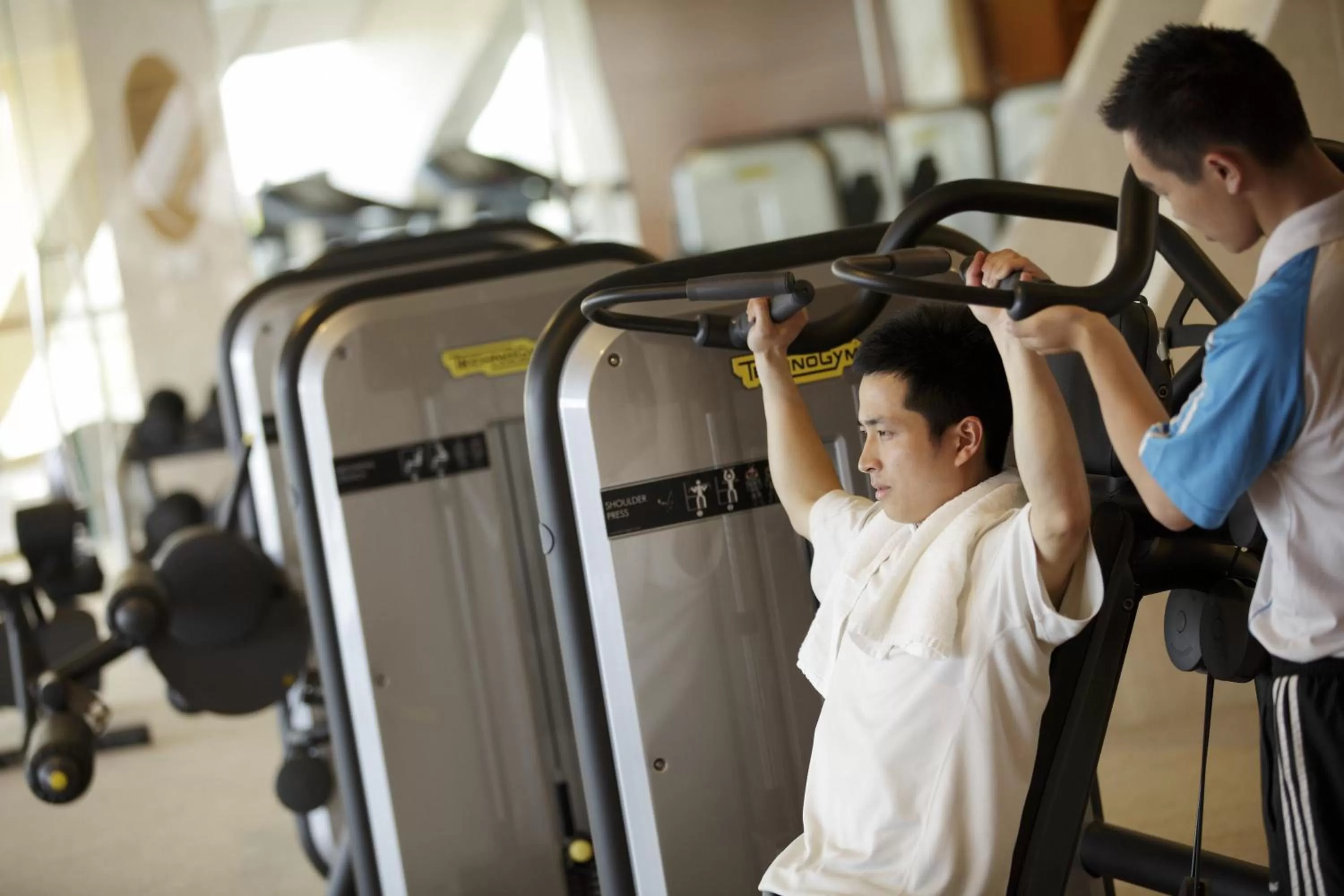 Fitness centre/facilities in InterContinental Hangzhou ICC by IHG