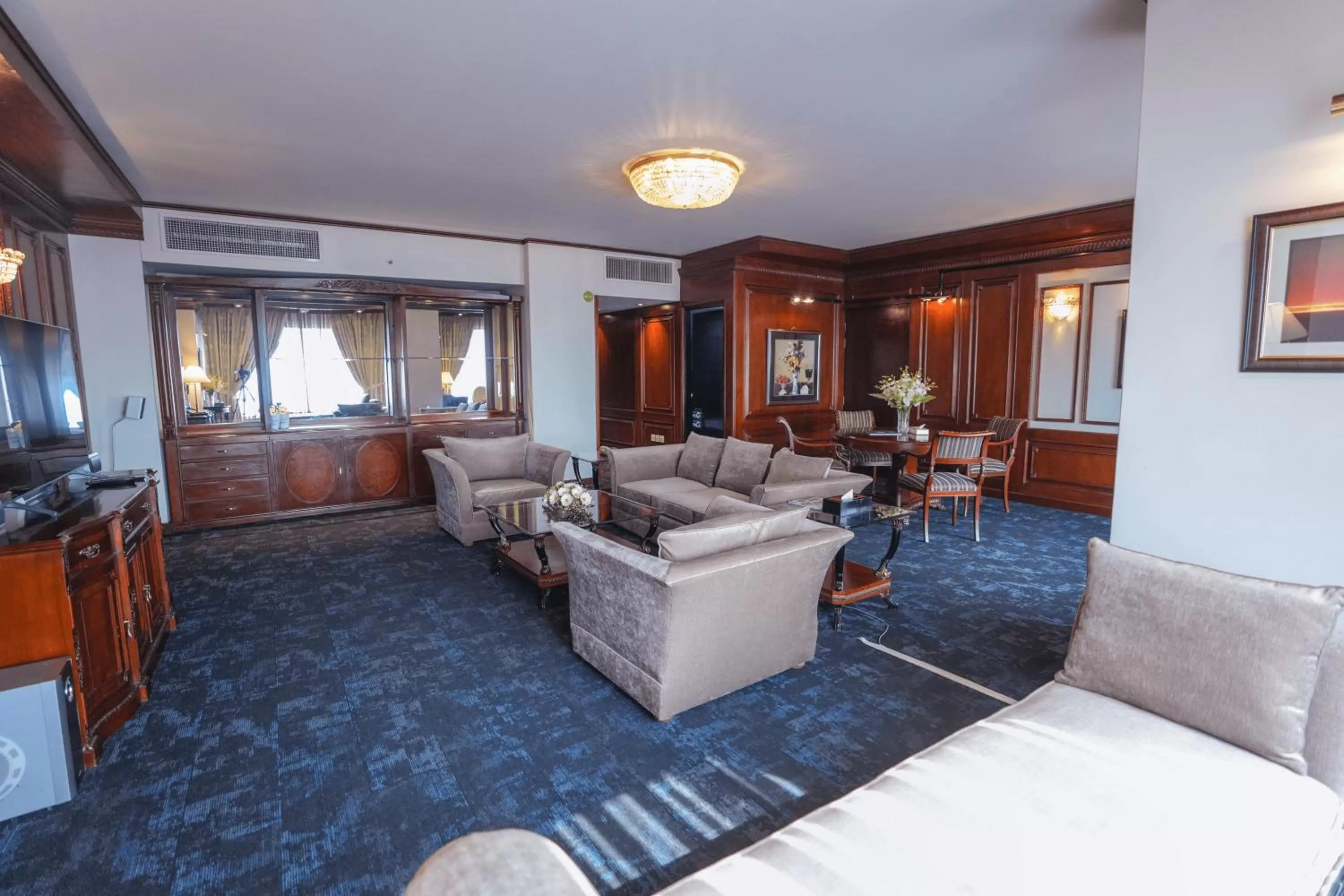 Seating area in Hotel Sarina