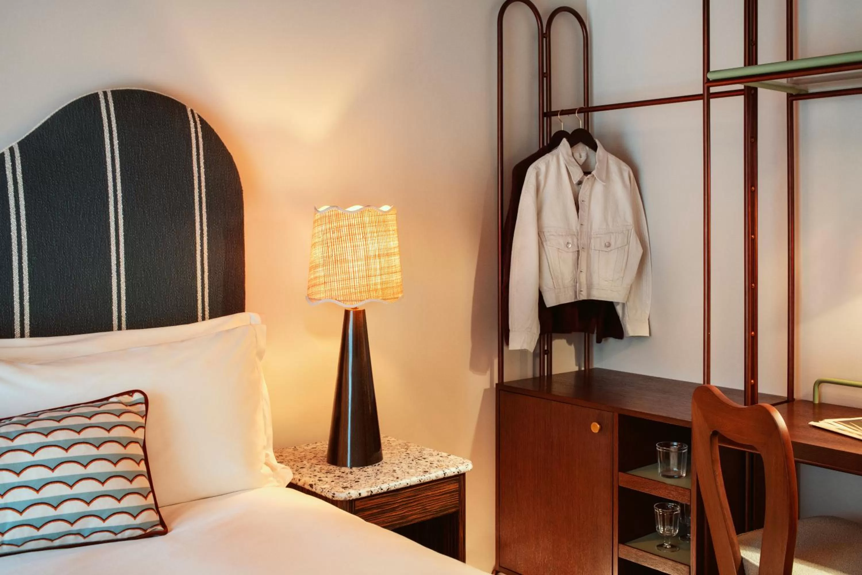 Seating area, Bed in The Hoxton, Shepherds Bush