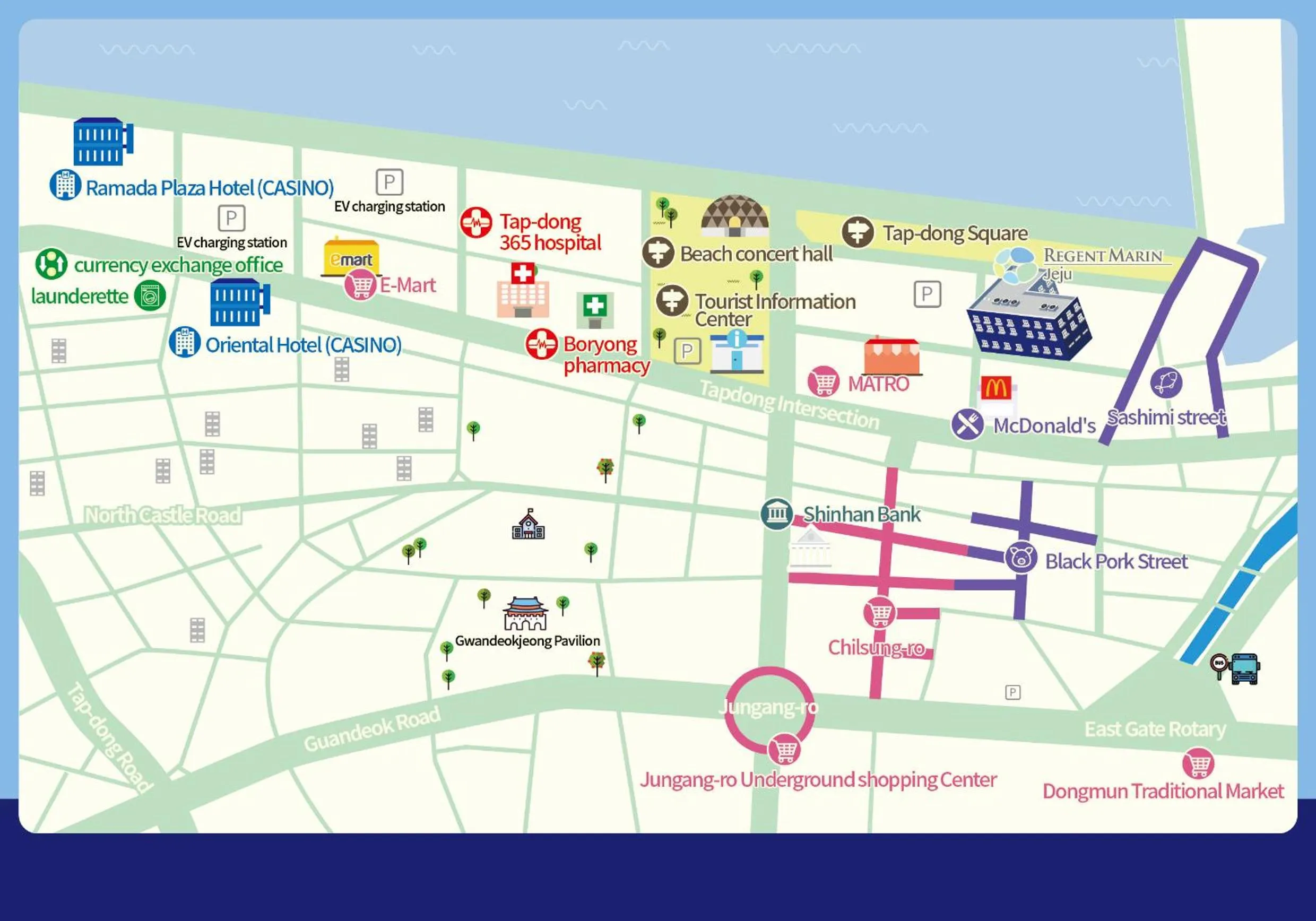 Property building in Hotel Regent Marine The Blue