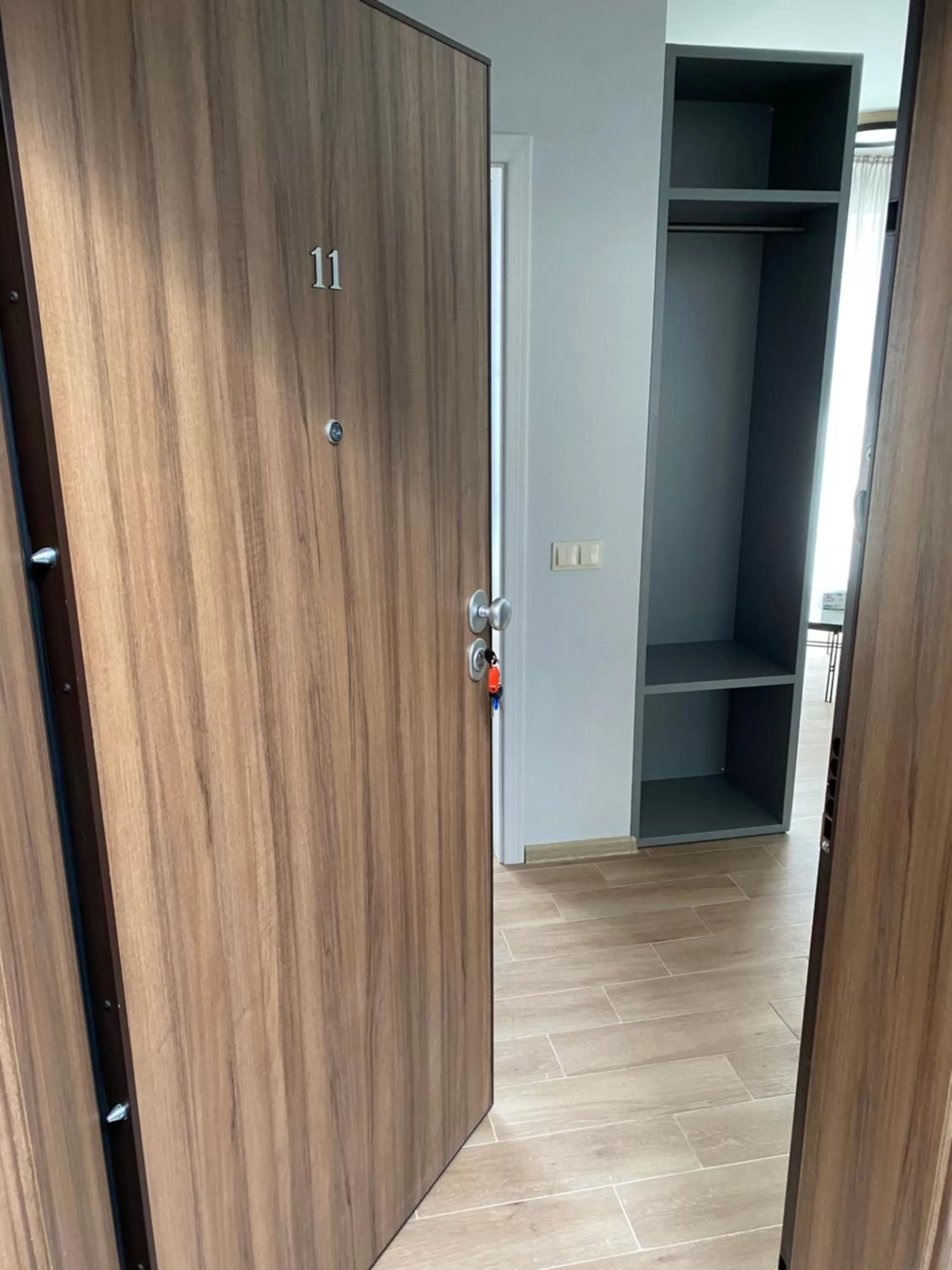 wardrobe in 7th Sense boutique apartments