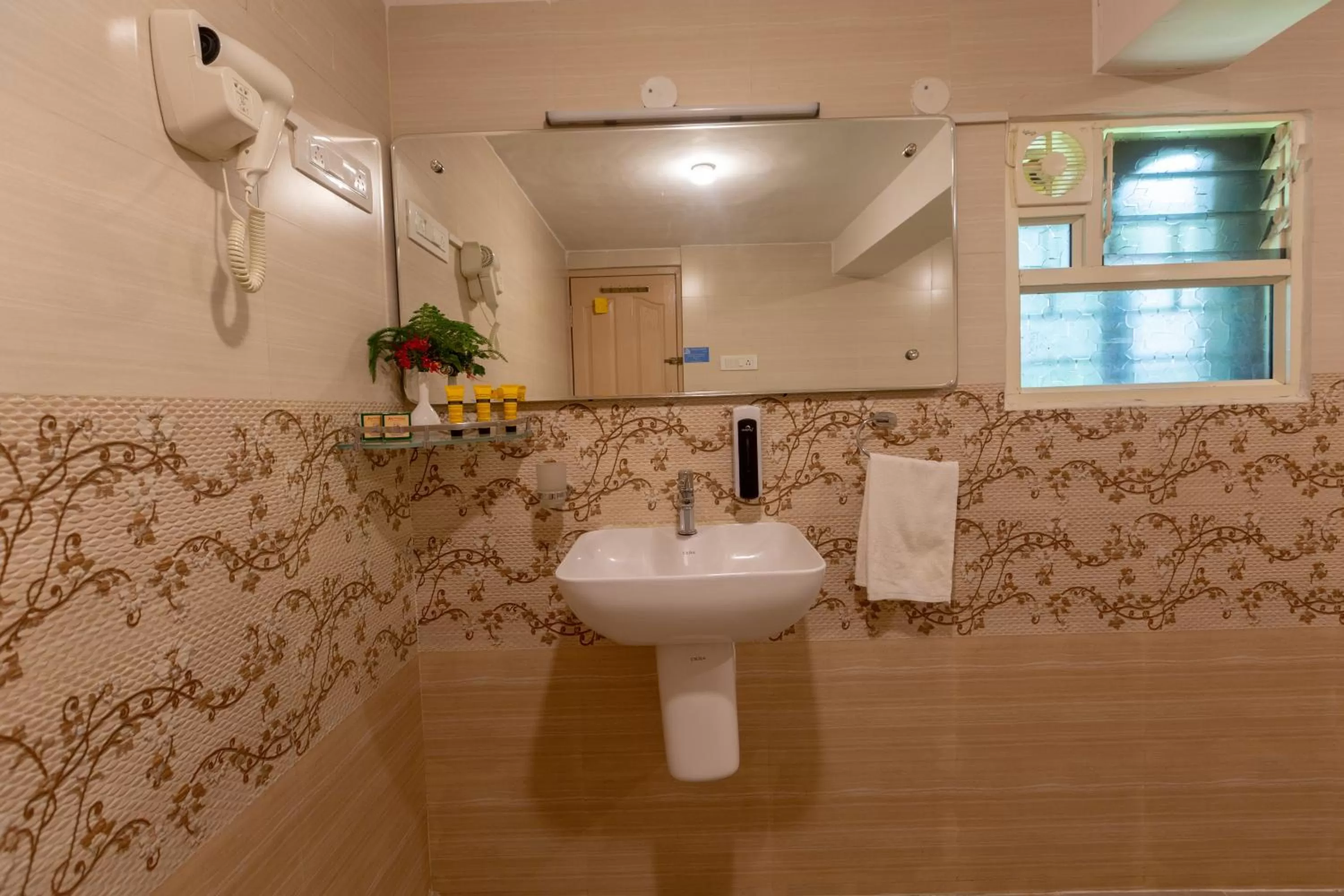 Bathroom in KSTDC Hotel Mayura Bhuvaneshwari Kamalapur
