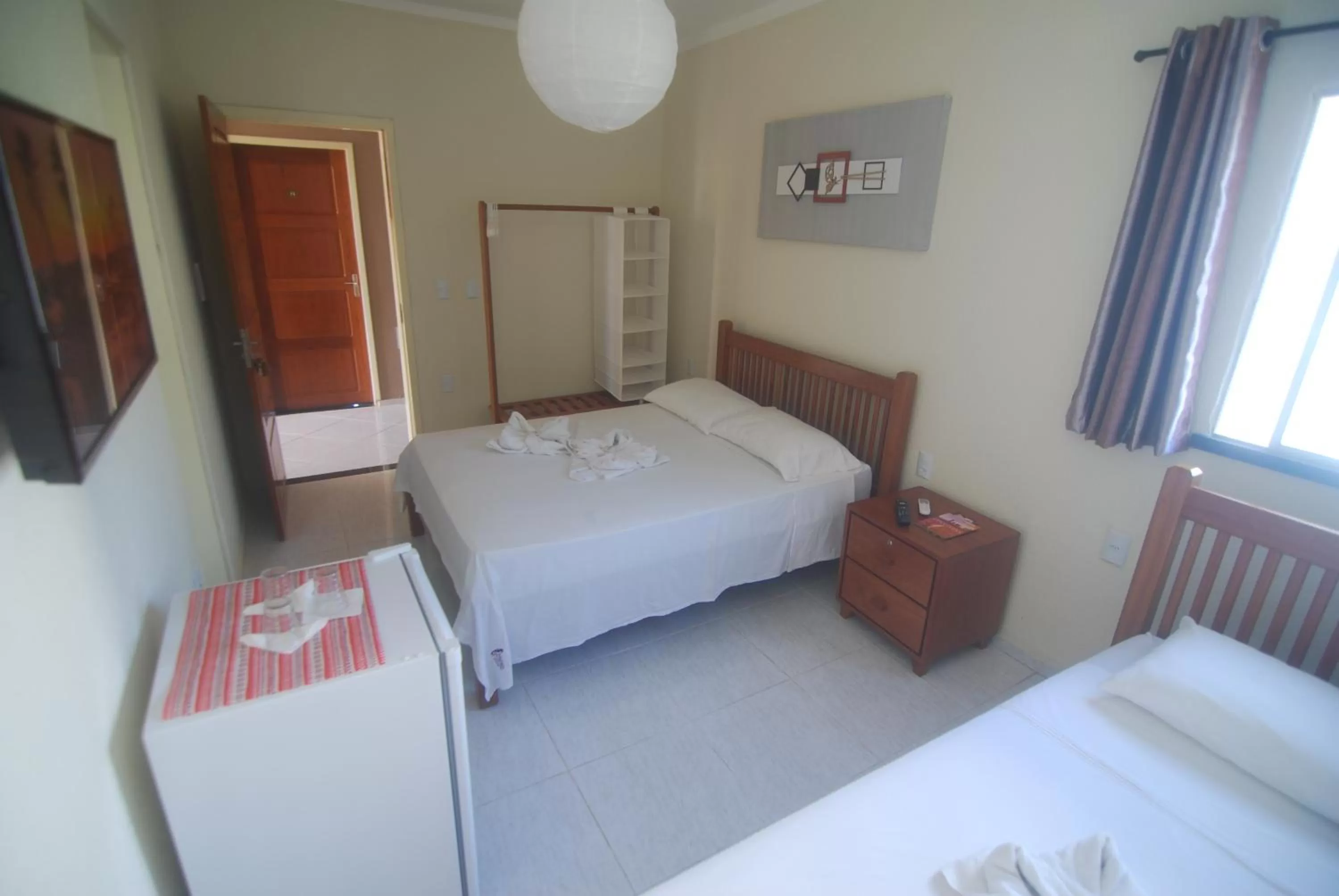 Bed in Refúgio Pousada Fortaleza