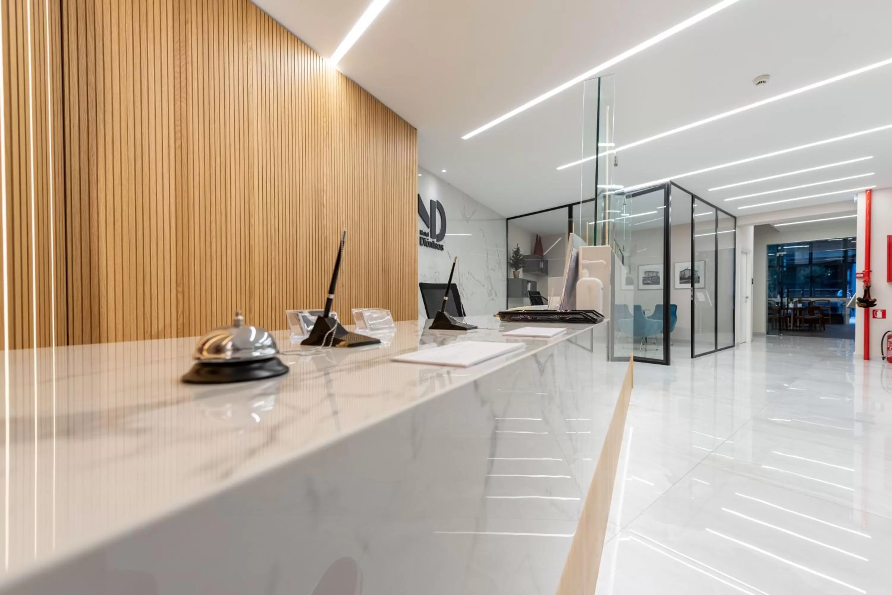 Lobby or reception in Dionisos Hotel