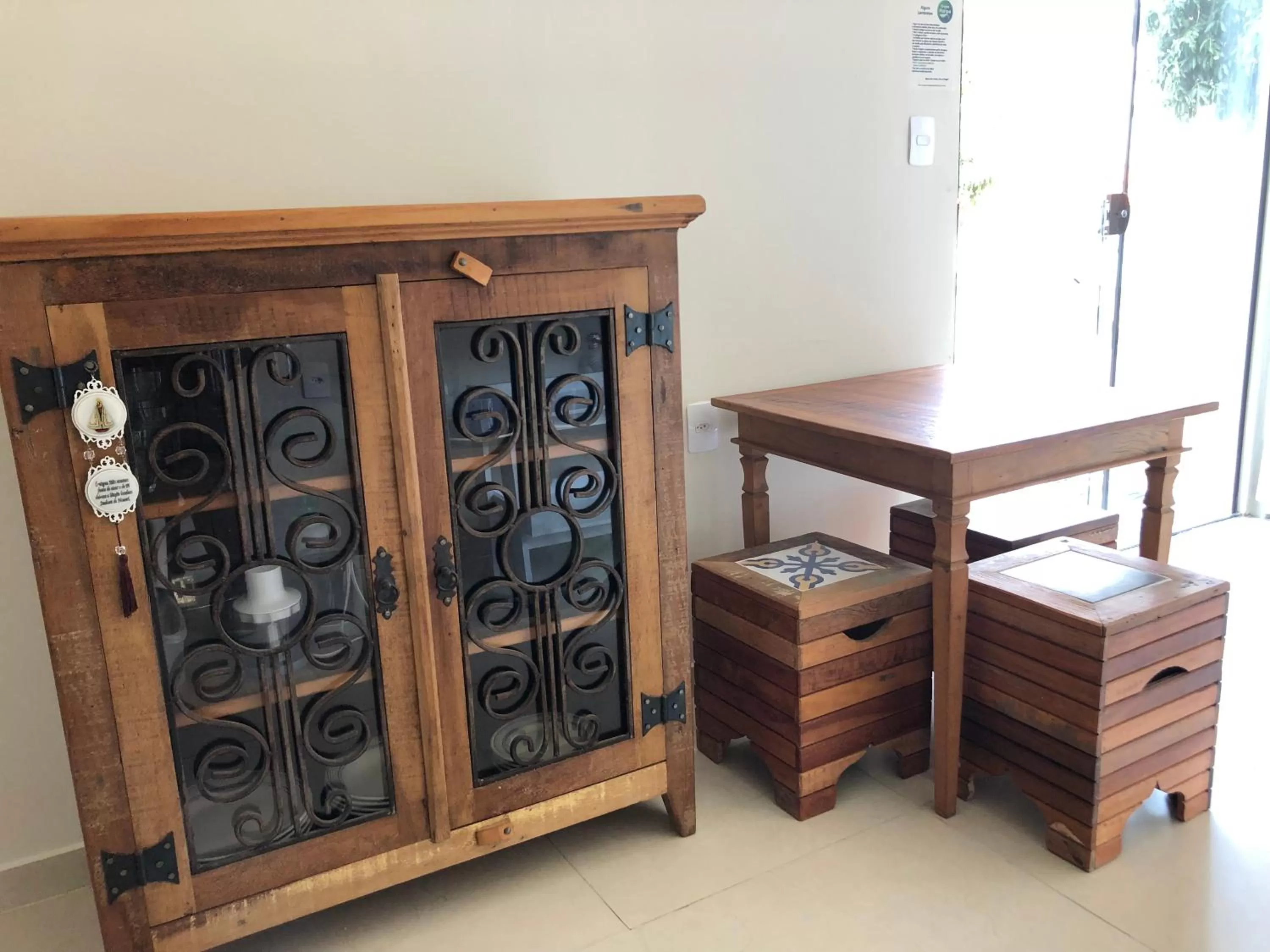Living room in Pousada Ondas de Floripa