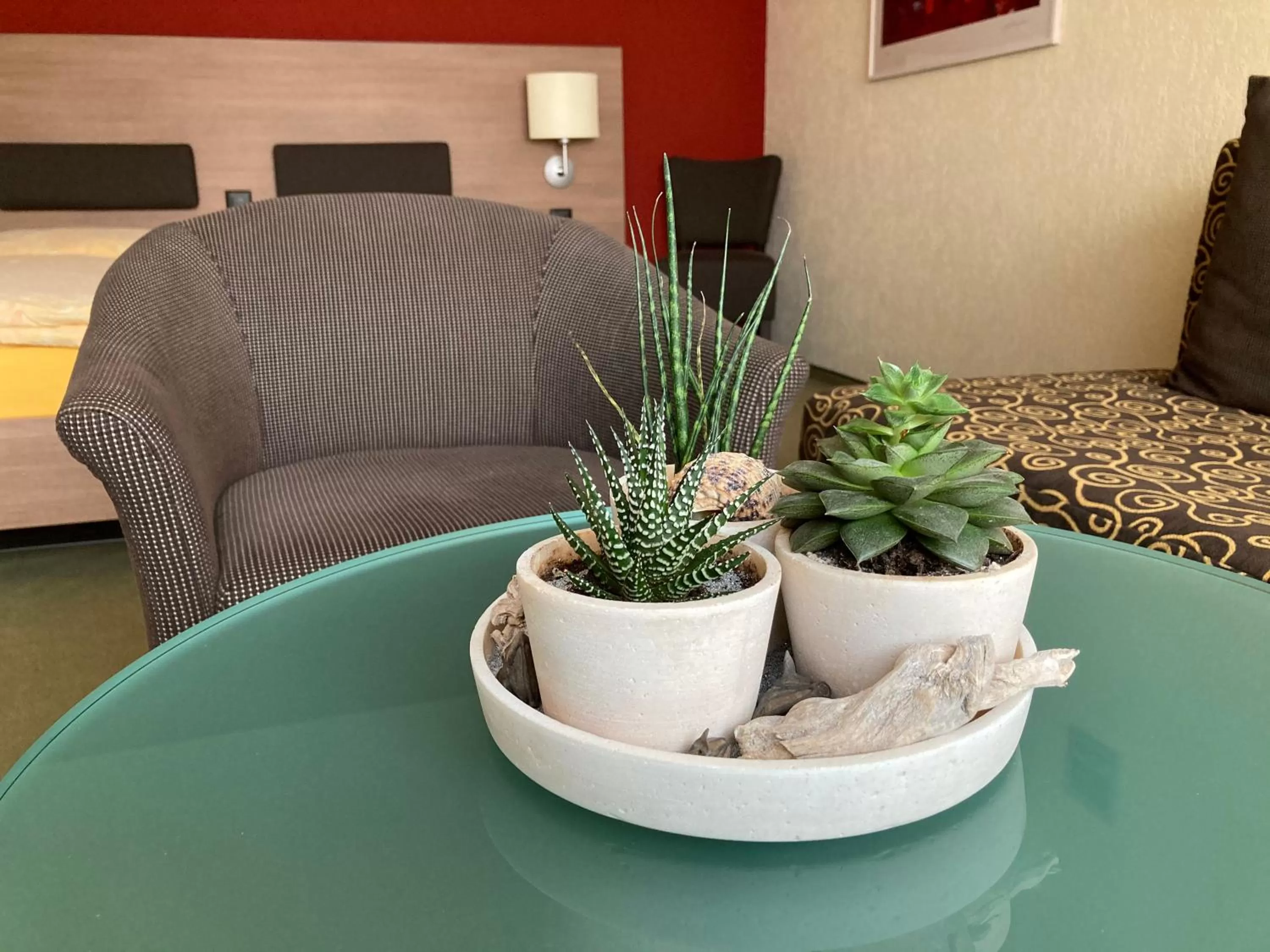 Decorative detail, Bed in Hotel Drei Könige