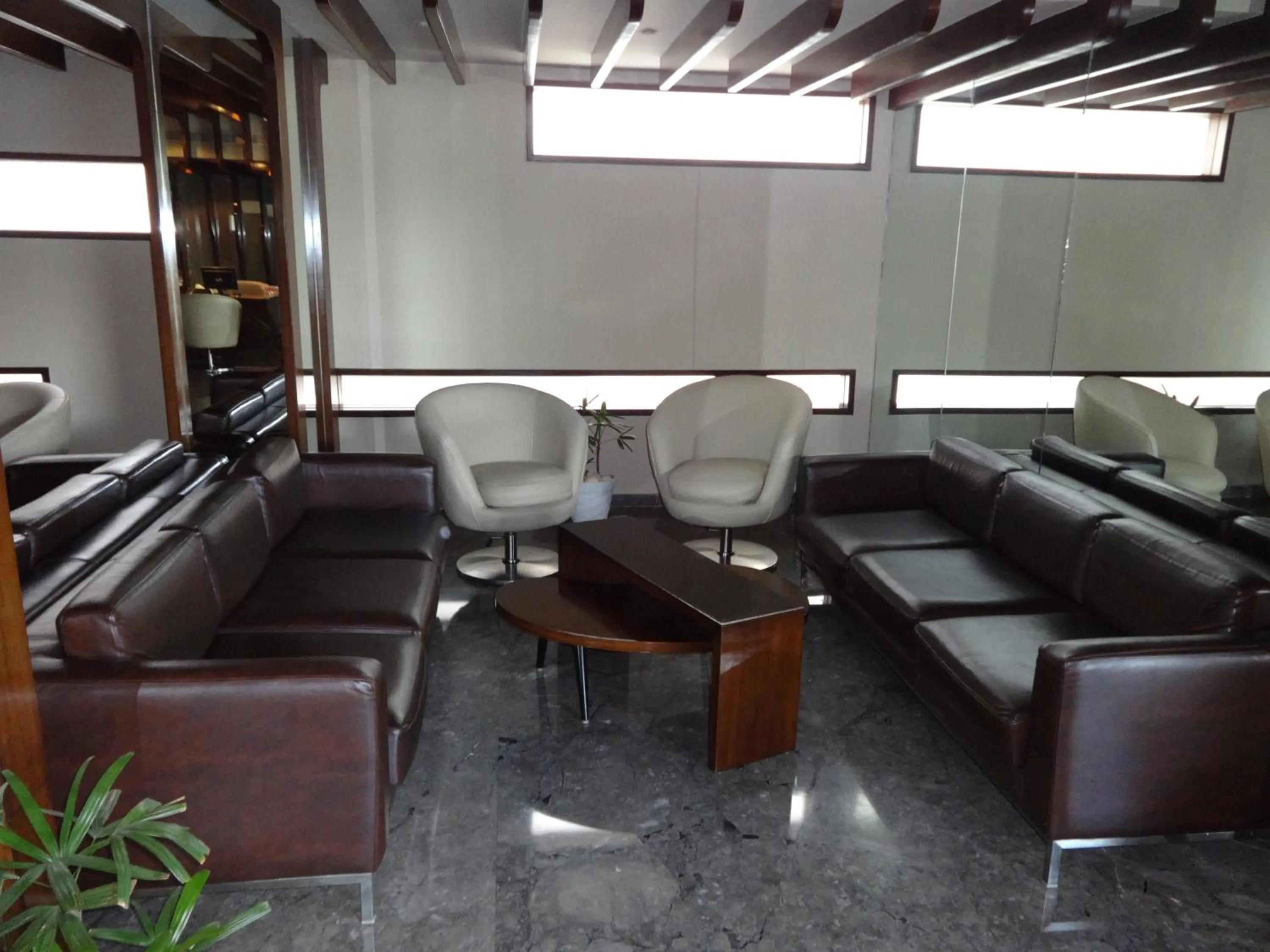 Seating area in Capitol Residency