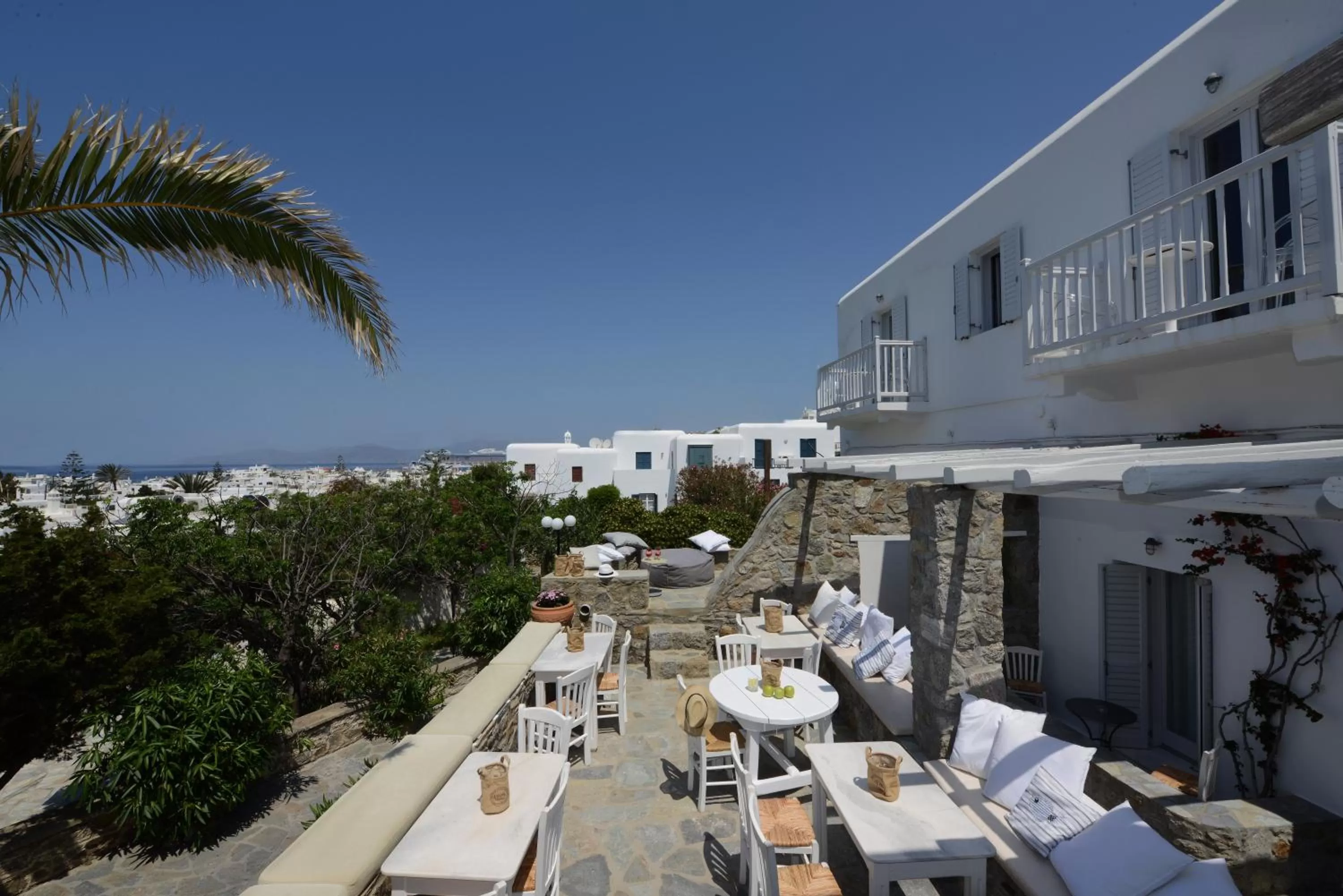 Patio in Elena Hotel Mykonos