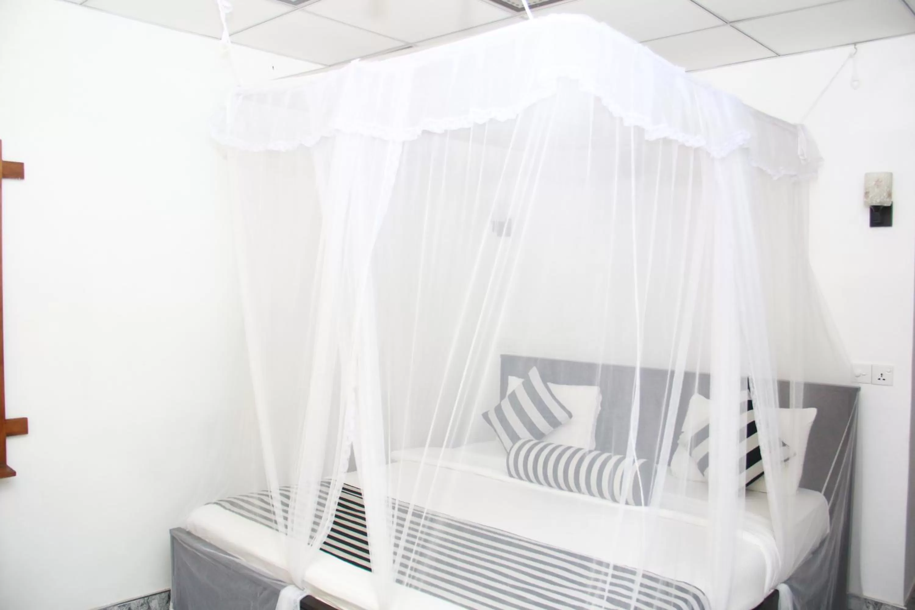 Bed, Bathroom in Different View