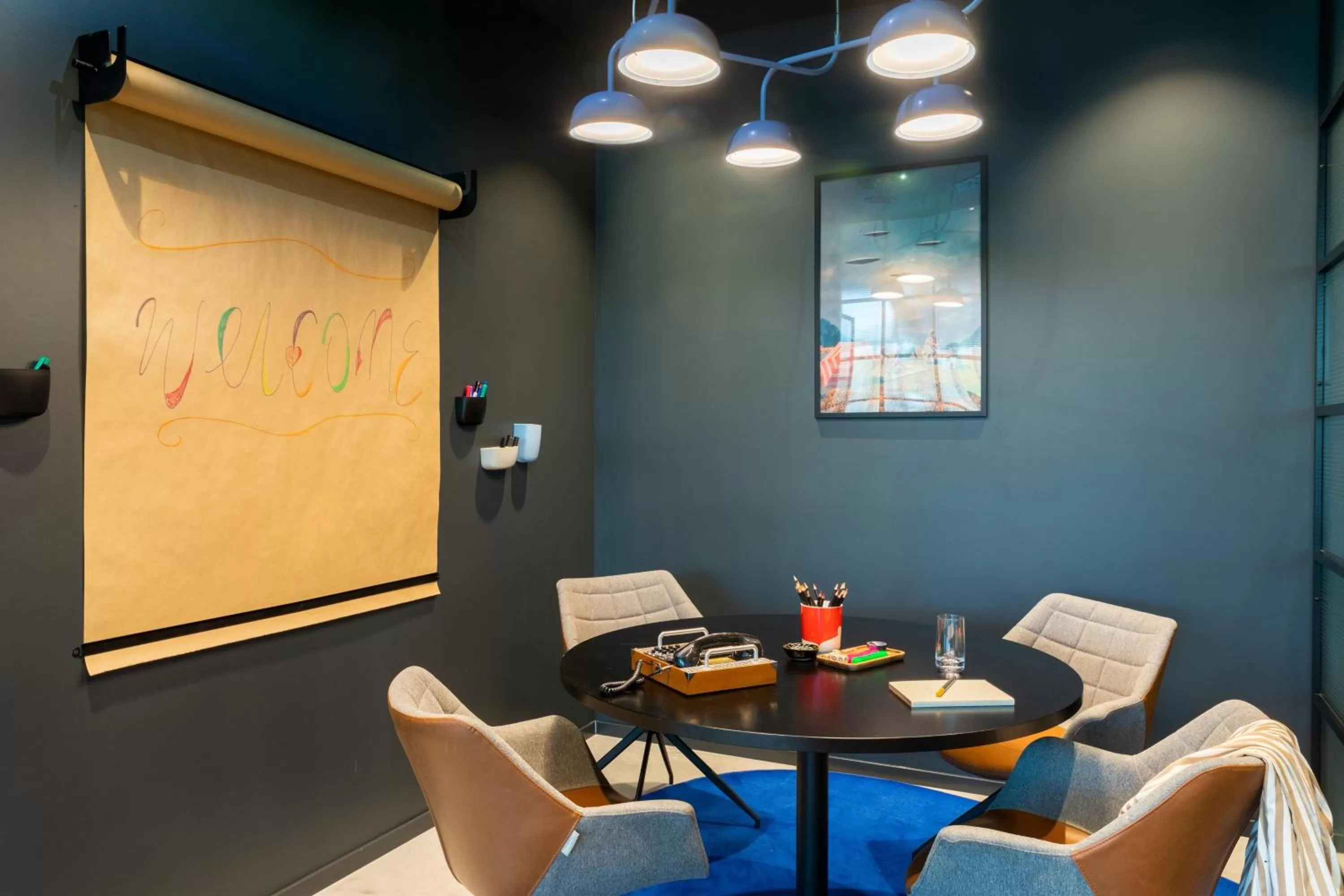 Meeting/conference room in Moxy Berlin Airport