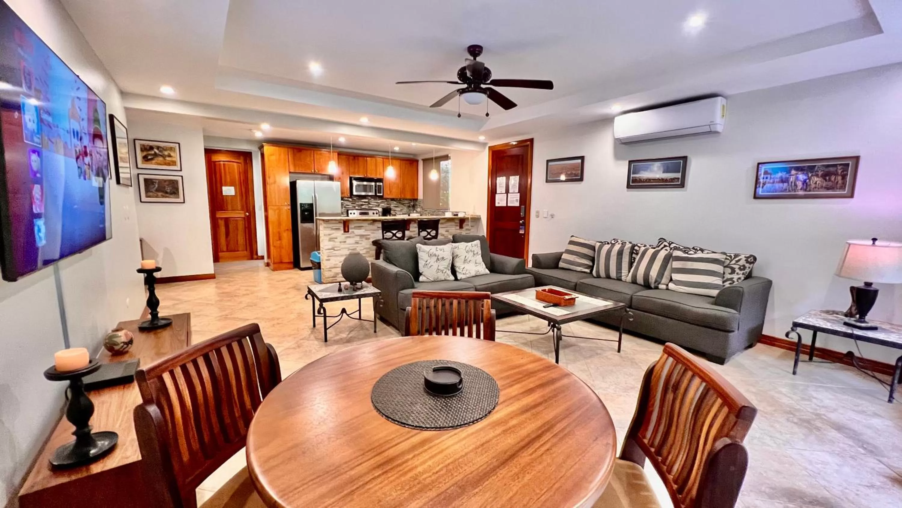 Living room in Monte Carlo Luxury Condominiums