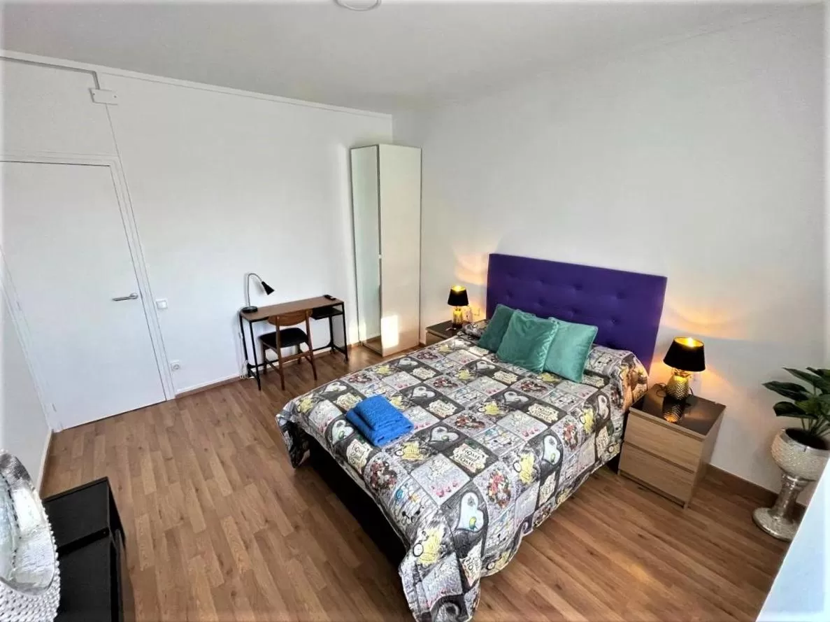 Bed in Habitaciones Rambla Catalunya