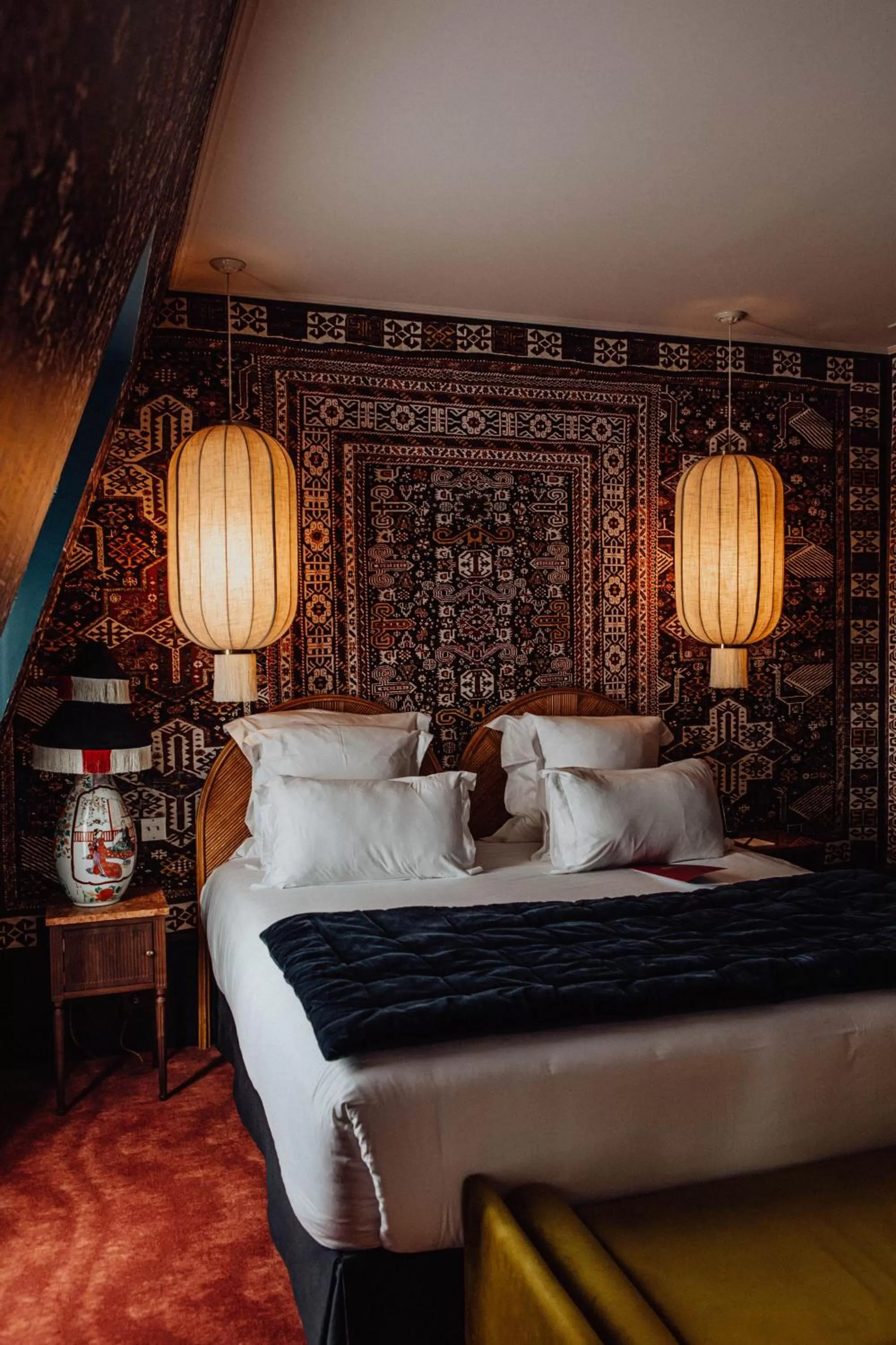 Bed in Hôtel Monte Cristo