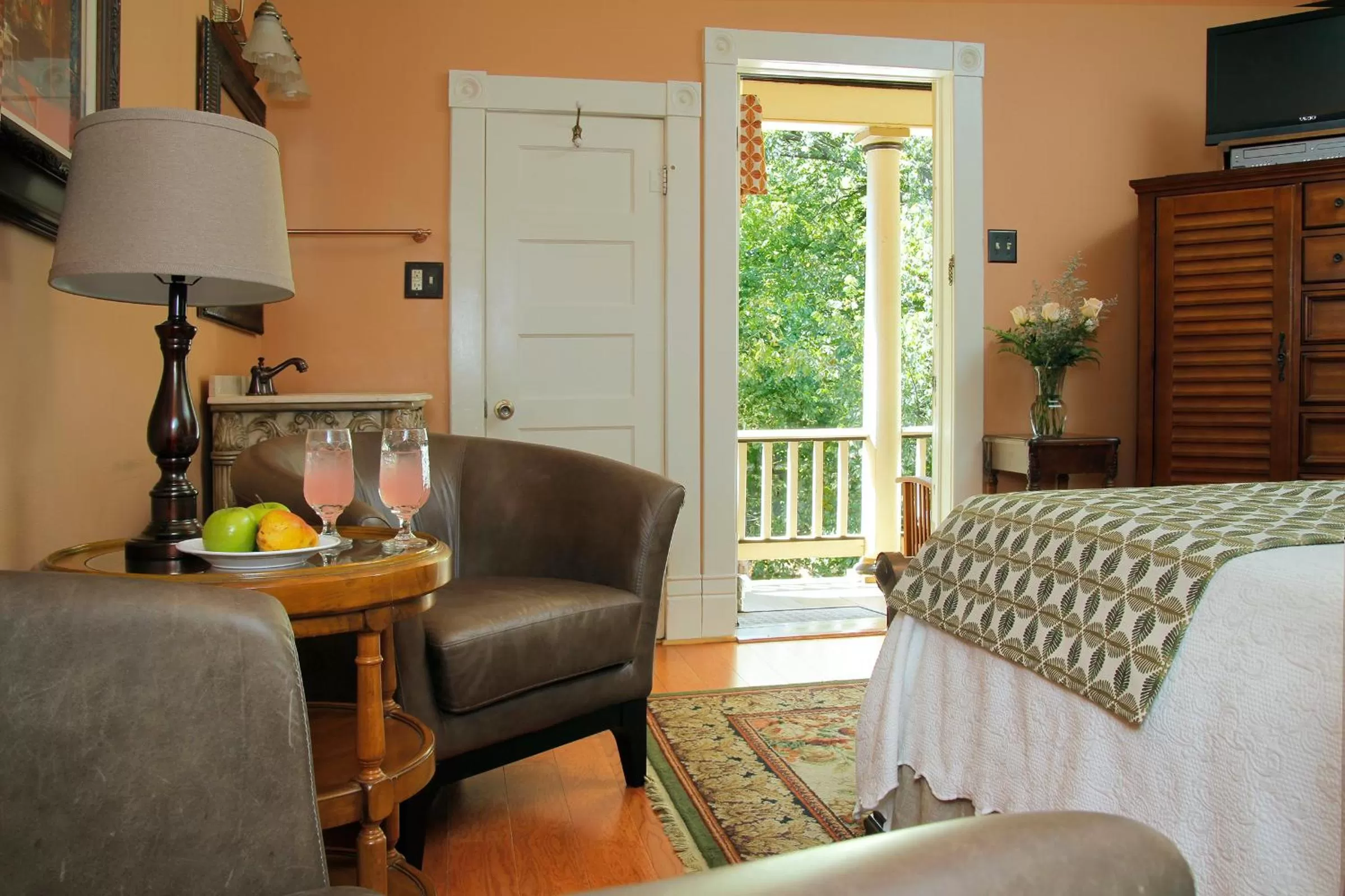 Seating area in Heartstone Inn