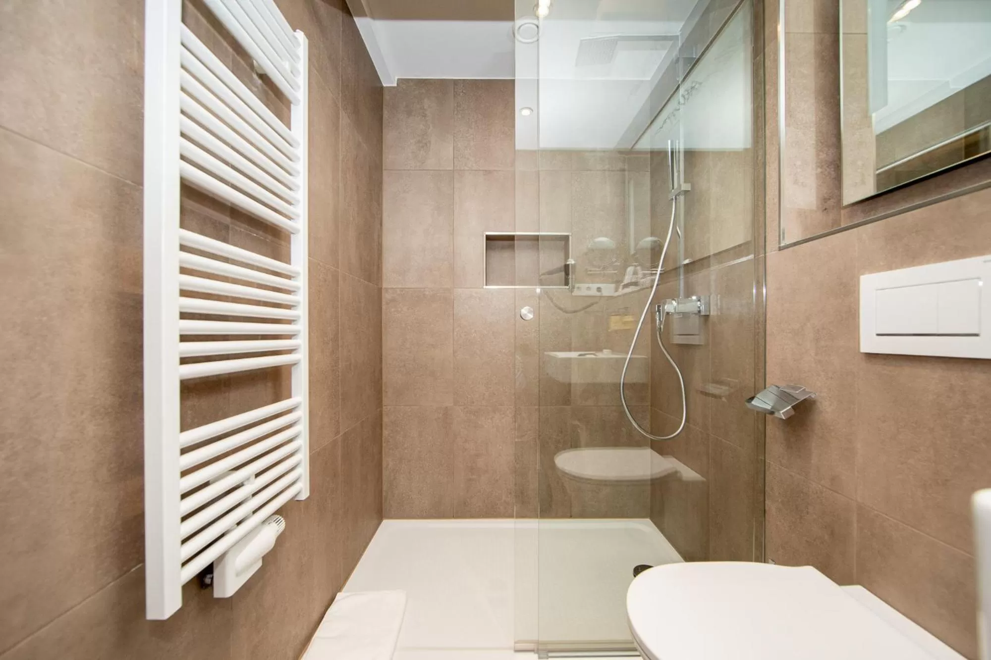 Shower in Hotel Allegra