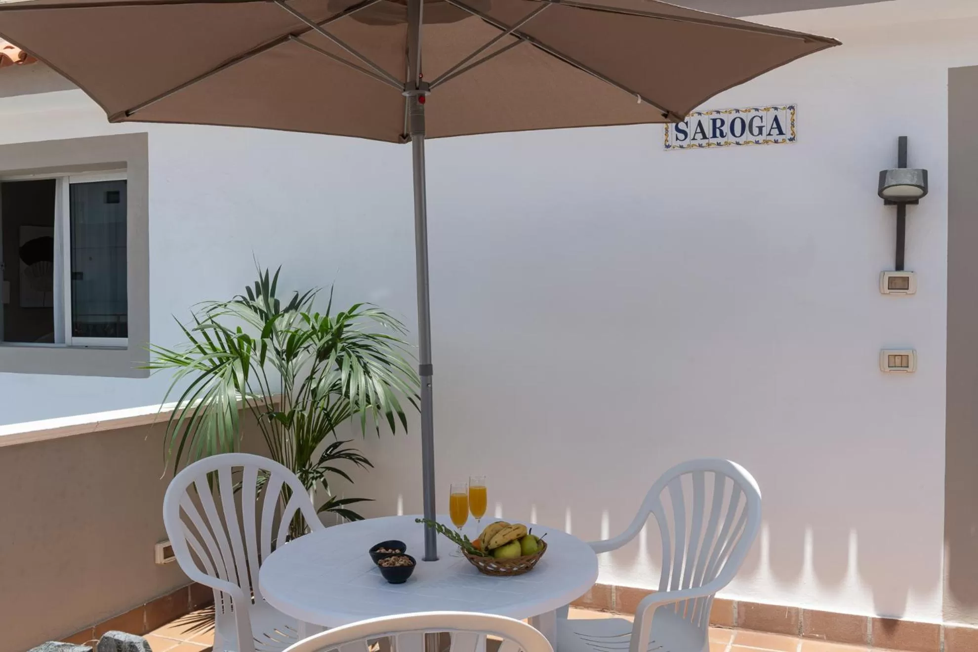 Patio in Hotel Marte