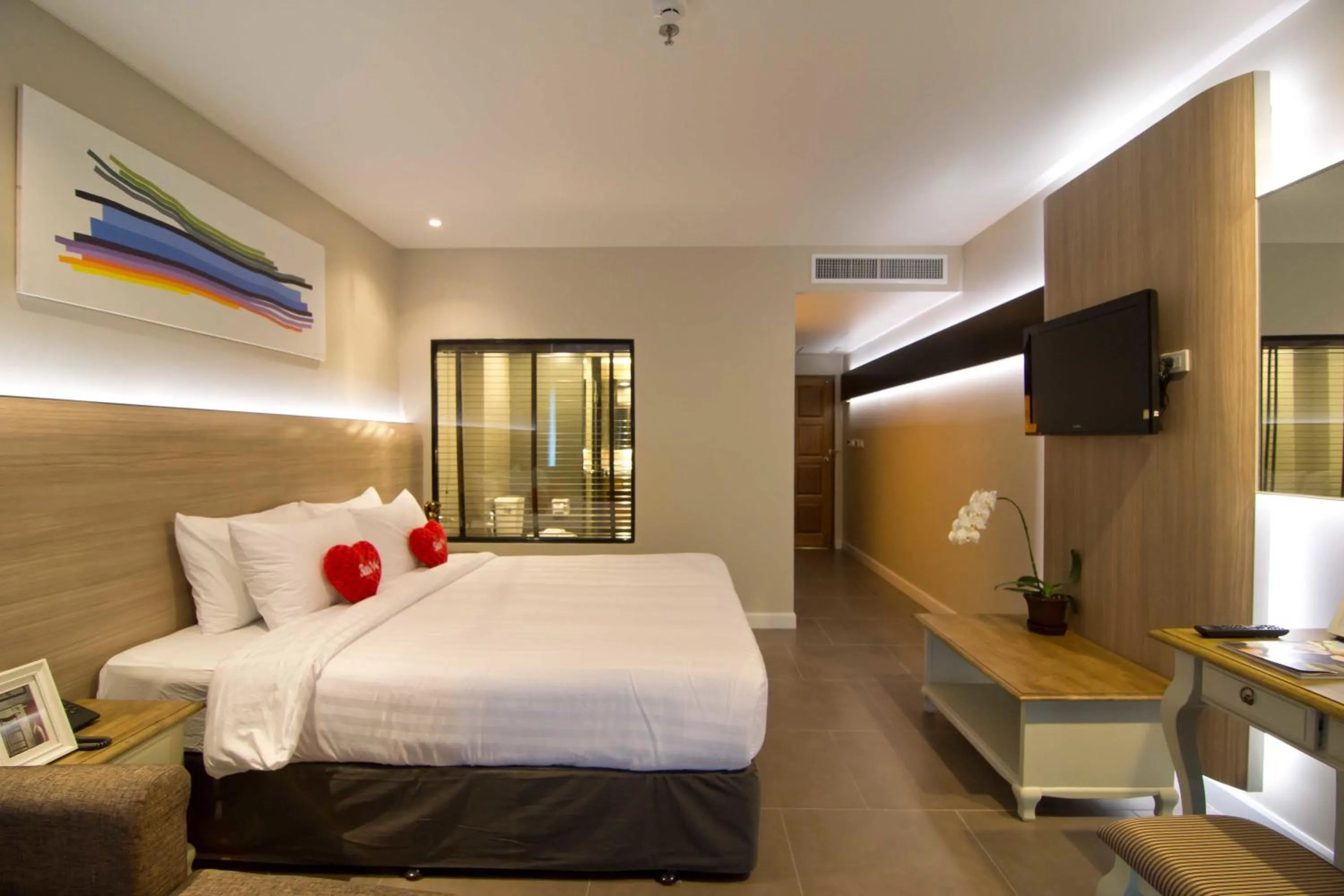 Bathroom, Bed in Sea Me Spring Too Hotel