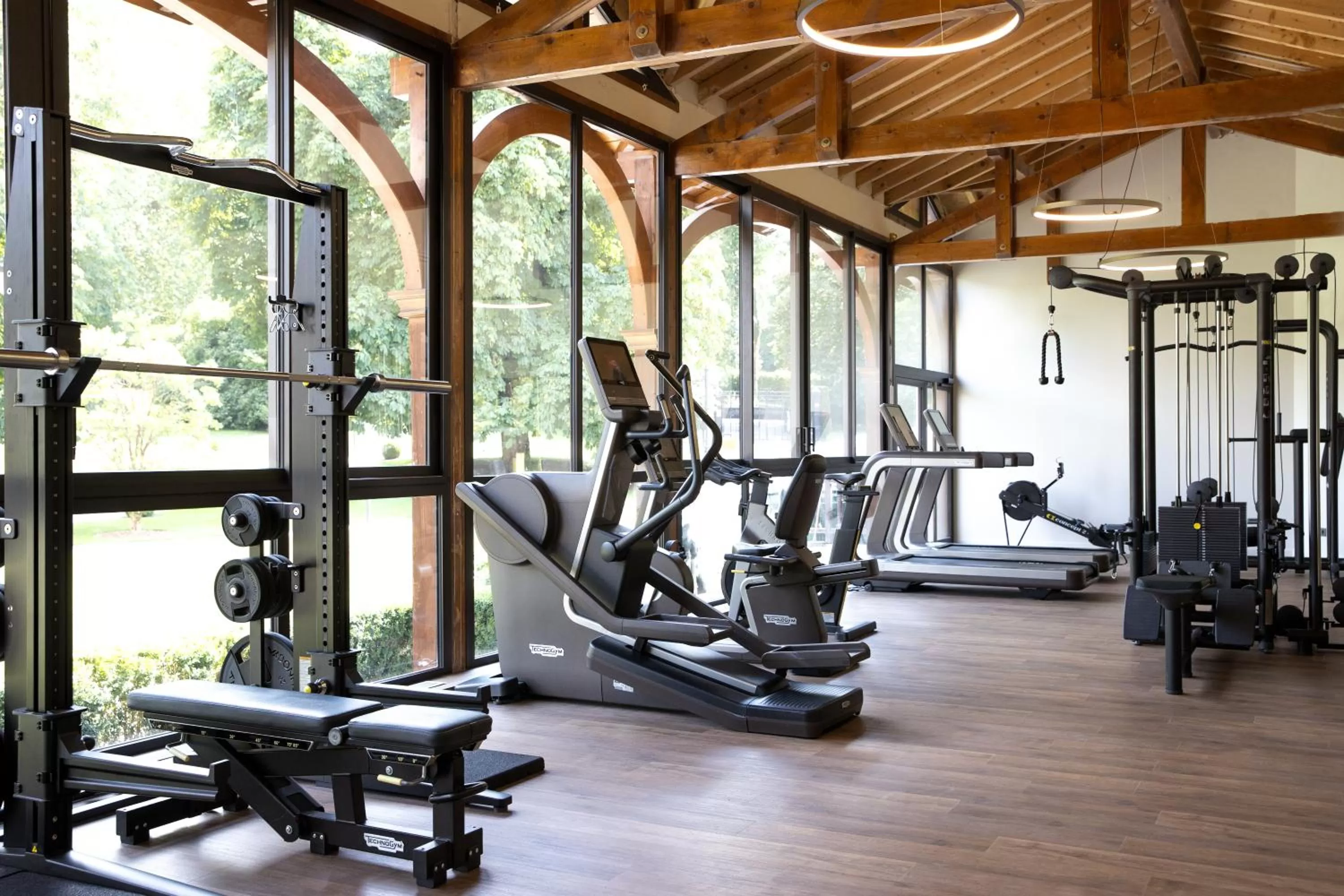 Fitness centre/facilities in Hôtel Royal