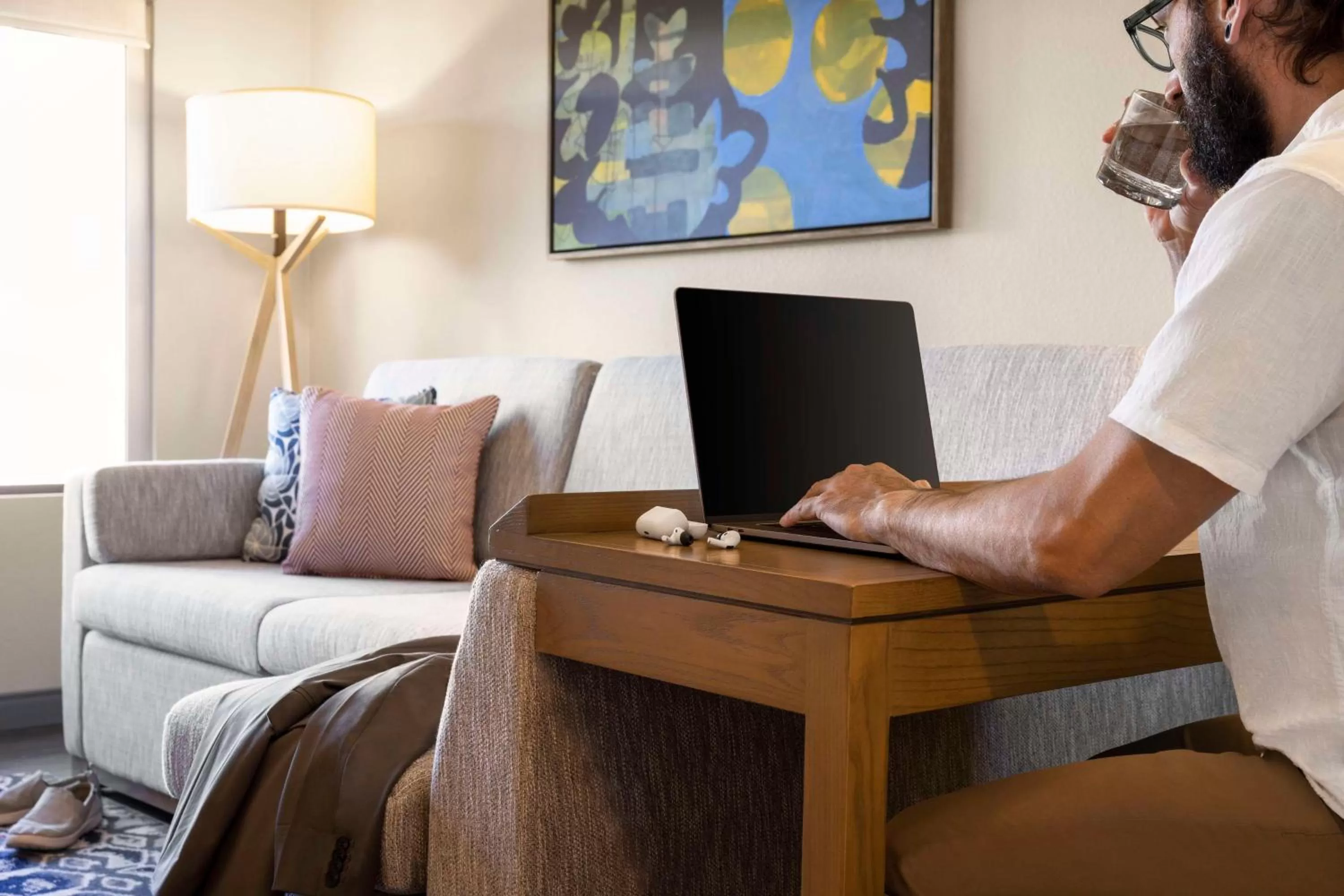 Photo of the whole room in Hyatt Centric Santa Clara Silicon Valley