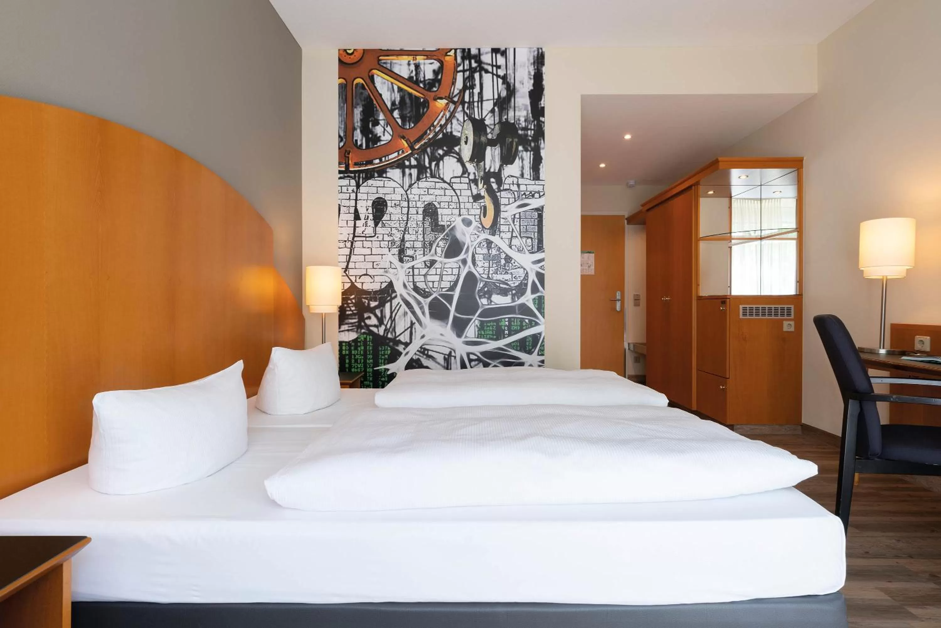 Bed in Seminaris Avendi Hotel Potsdam