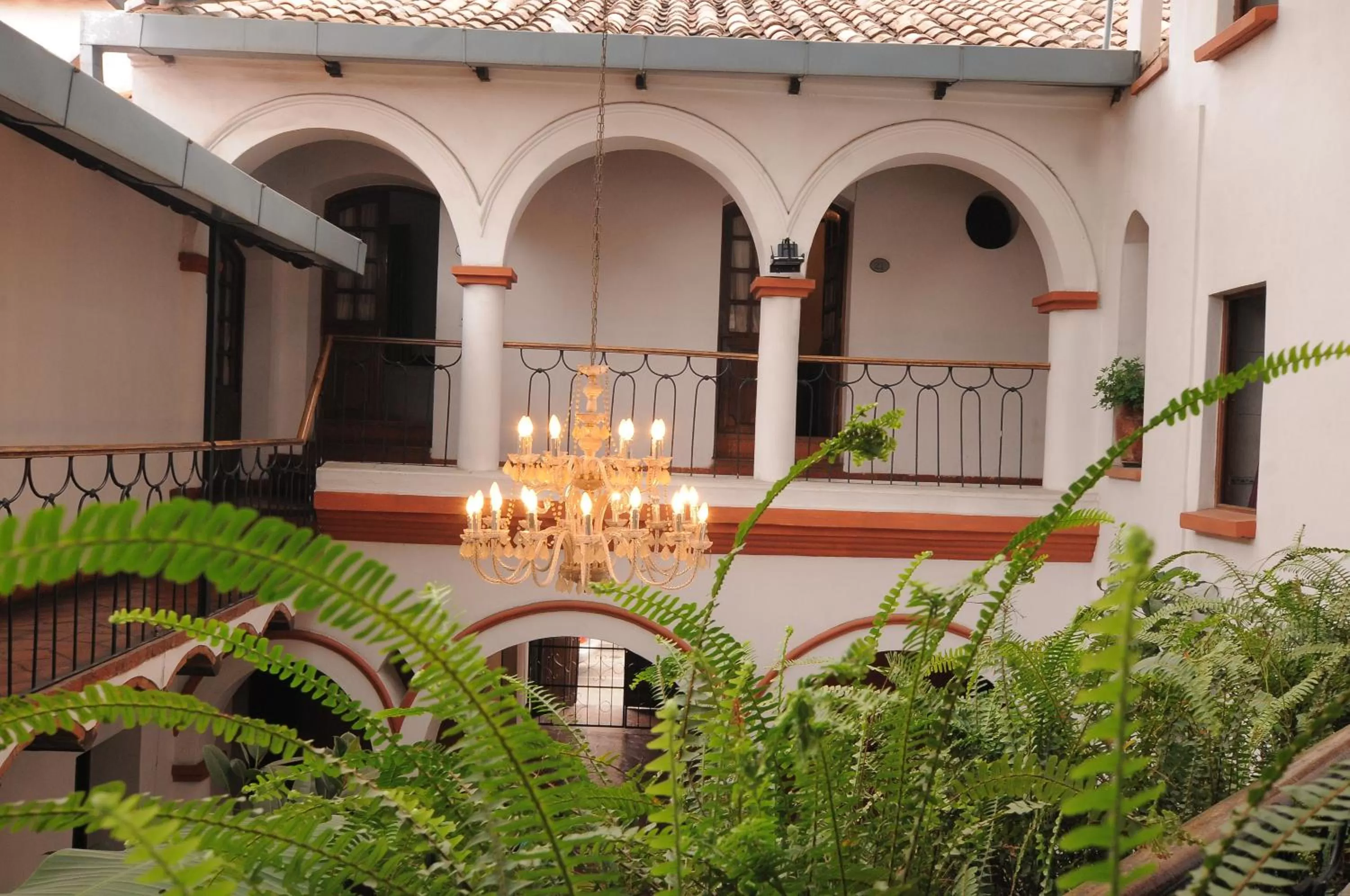 Balcony/Terrace in Hostal Recoleta Sur