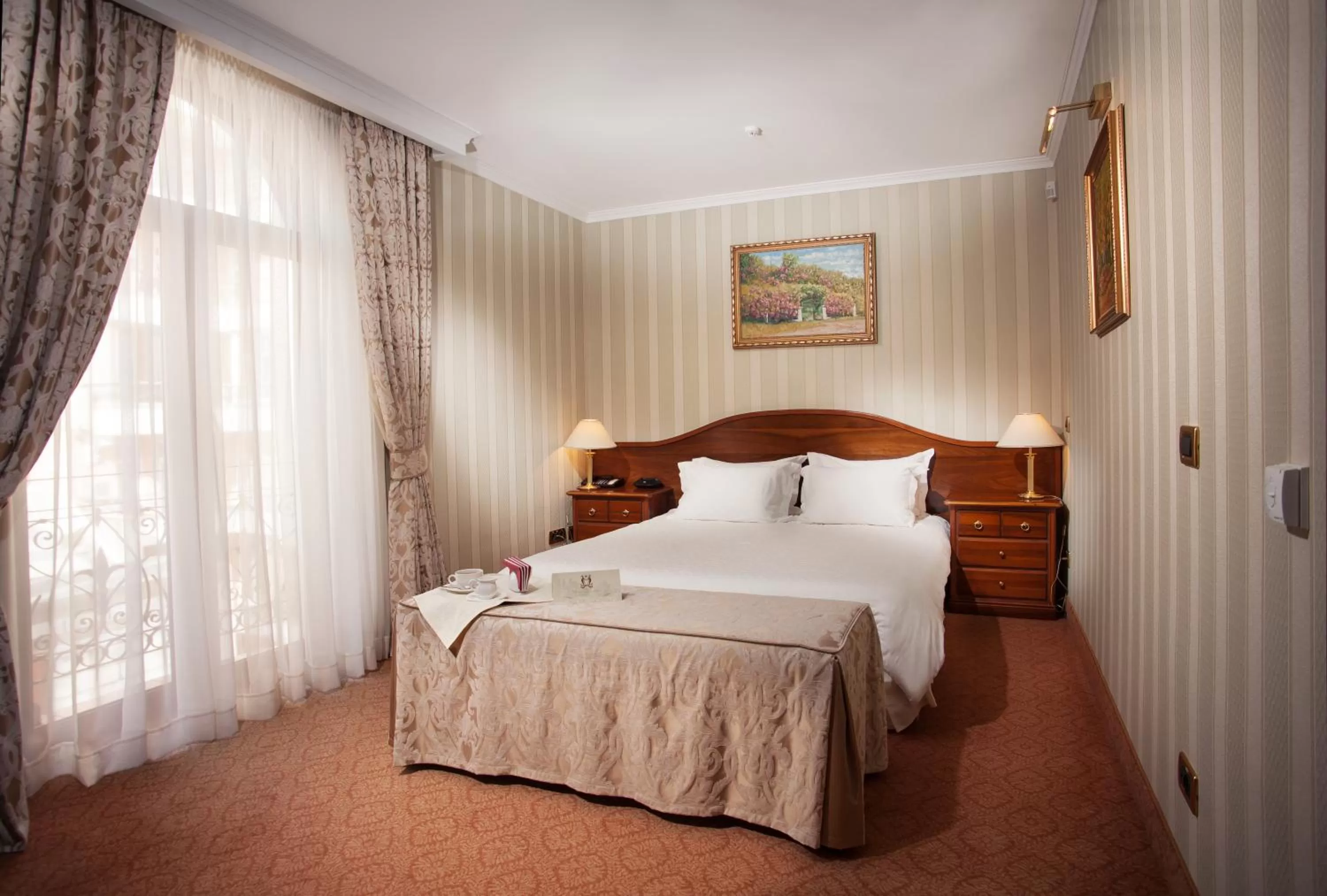 Spring, Bed in Hotel Otrada