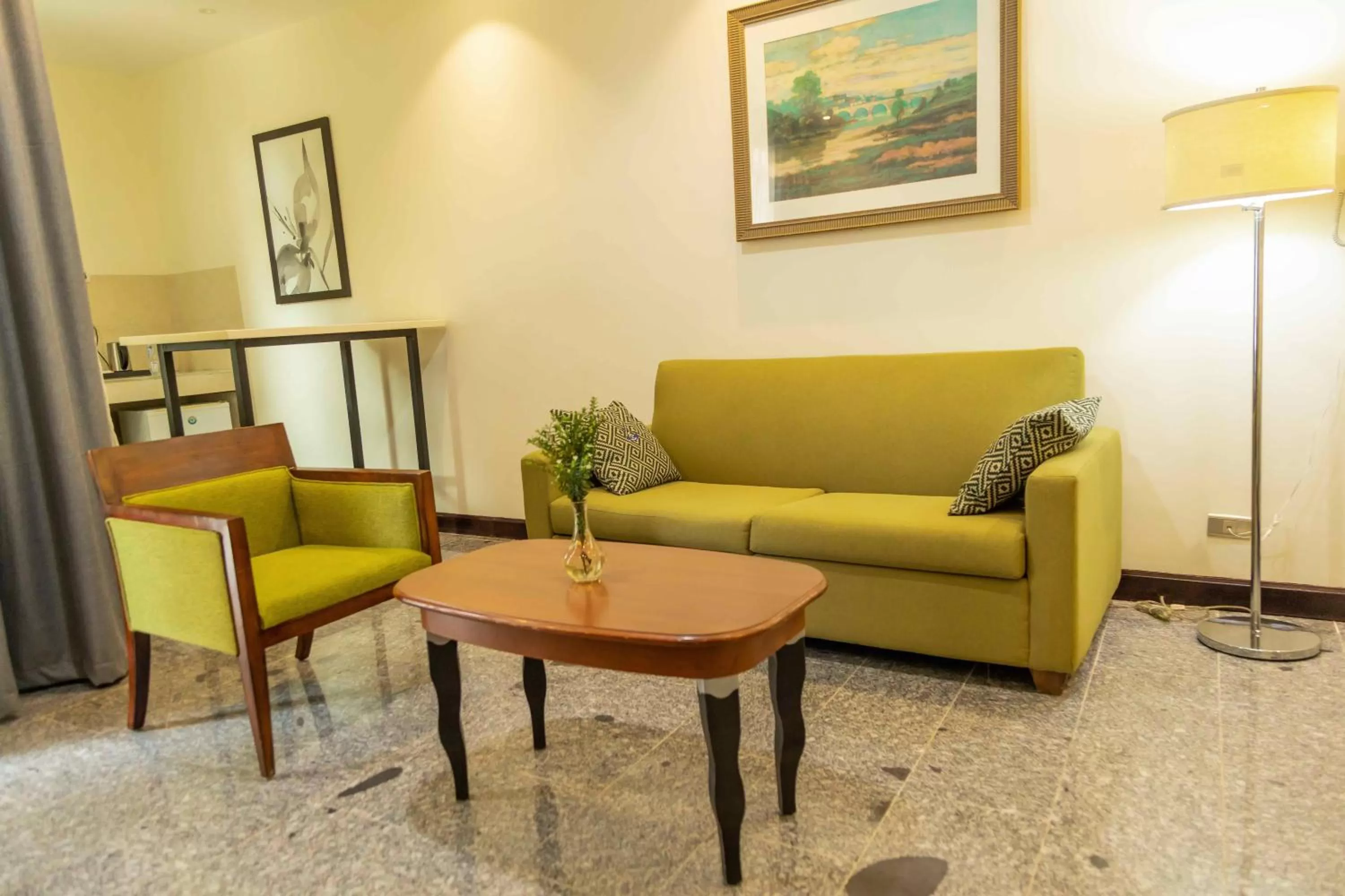 Seating Area in Cap Kivu