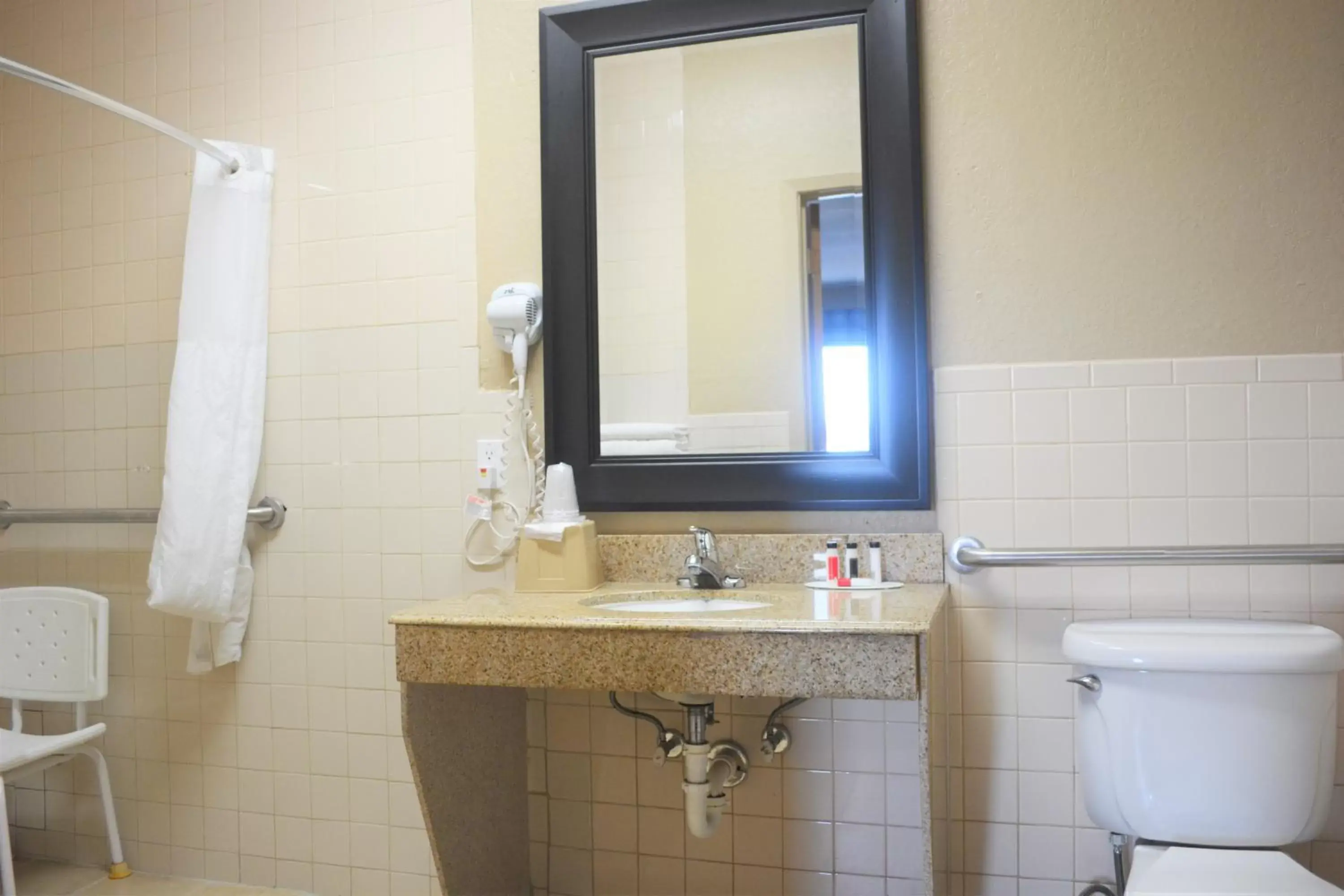 2 Queen Beds, Mobility/Accessible Room, Roll-In Shower, Non-Smoking in Super 8 by Wyndham Galveston 2 Queen Beds, Mobility/Accessible Room, Roll-In Shower, Non-Smoking in Super 8 by Wyndham Galveston