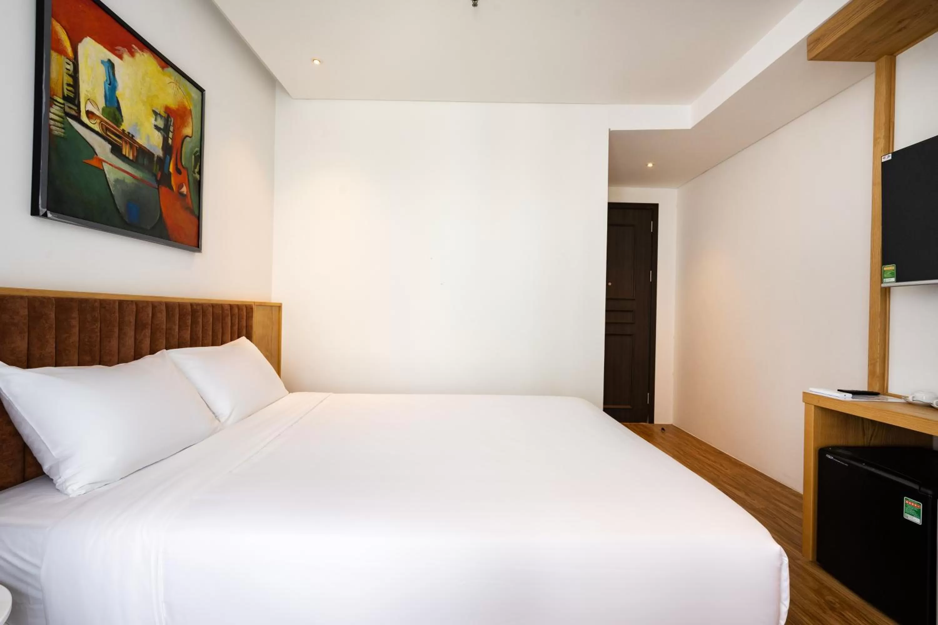 Bed in Haven Hut Hotel