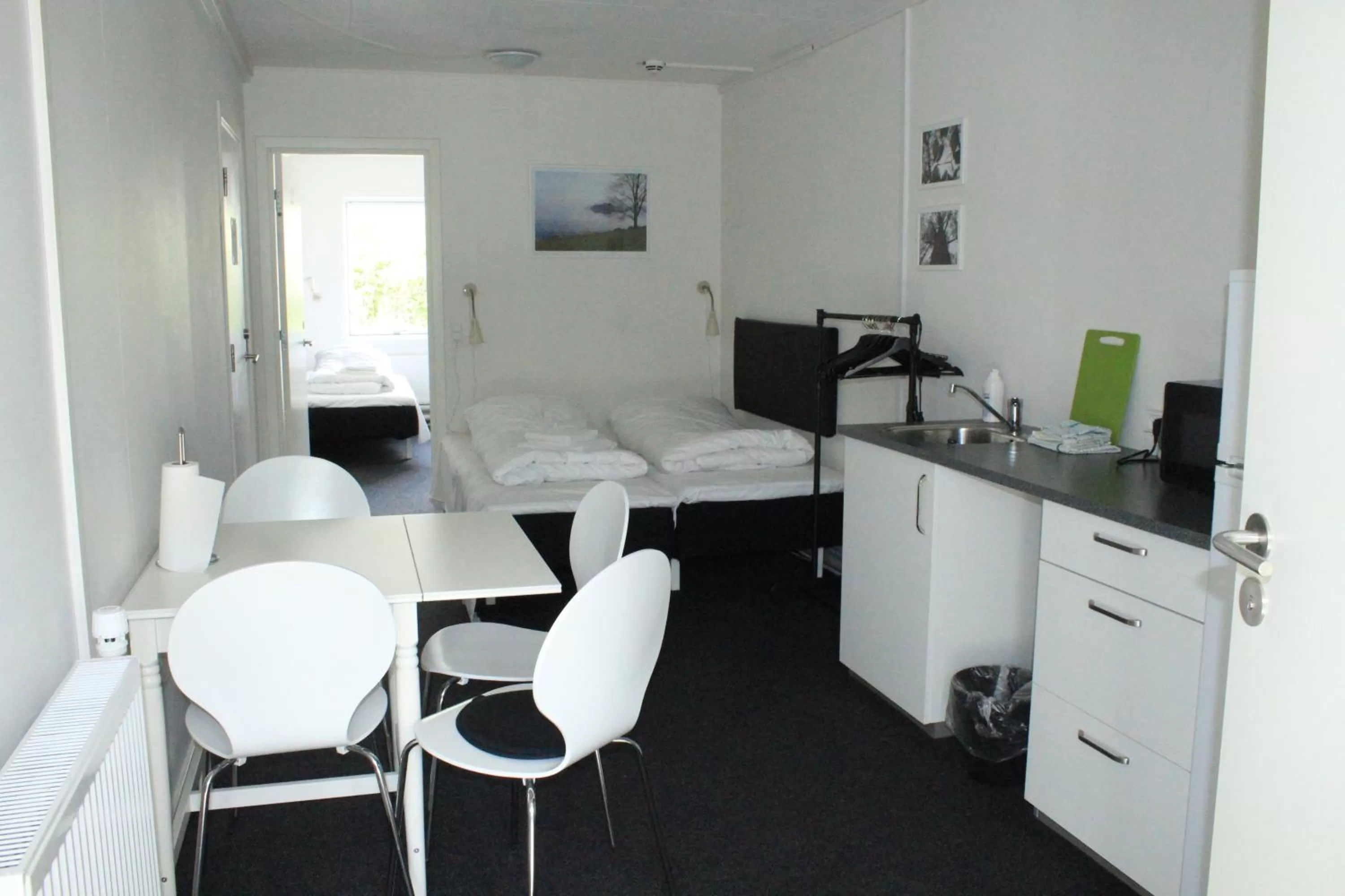 Kitchen or kitchenette in Motel Poppelvej