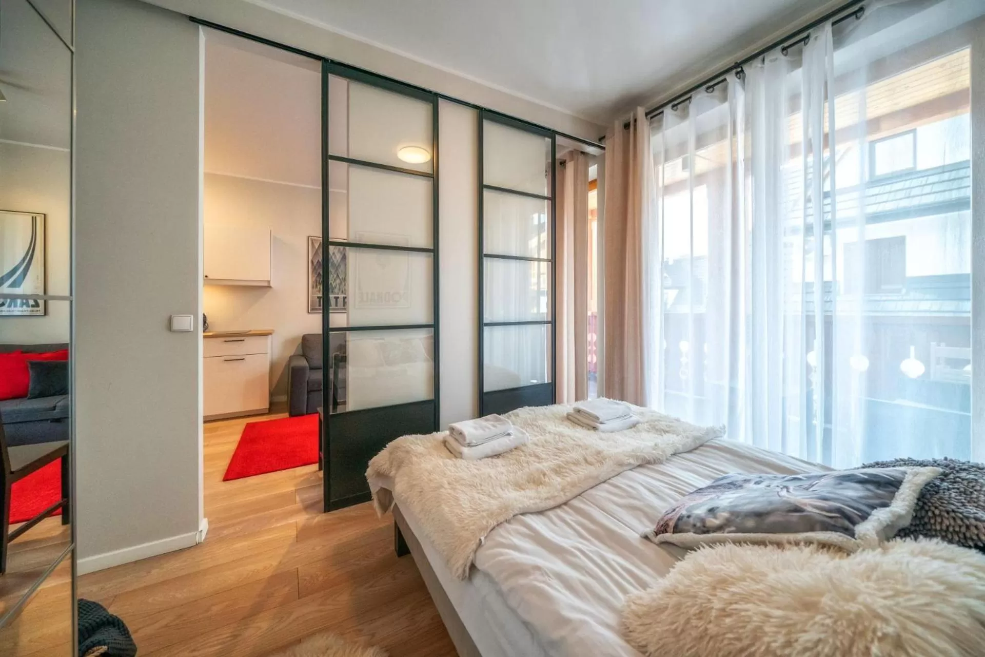 Bed in Aparthotel Giewont