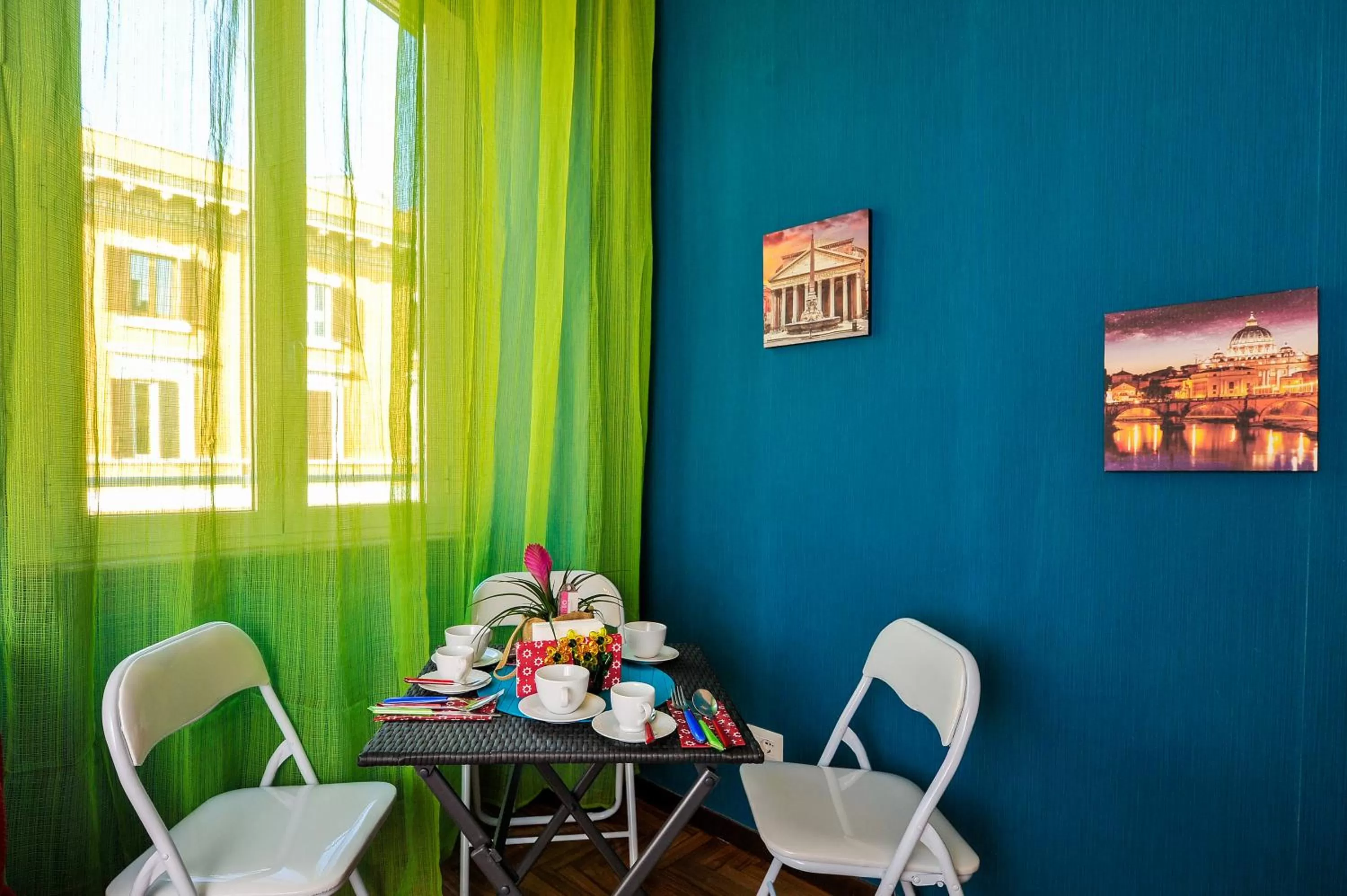 Seating area in Da Augusto