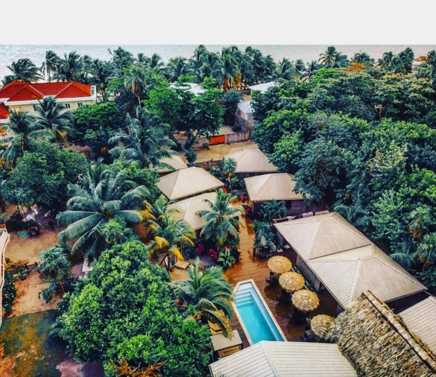 Bird's eye view, Bird's-eye View in PUR Boutique Cabanas, Adults Only