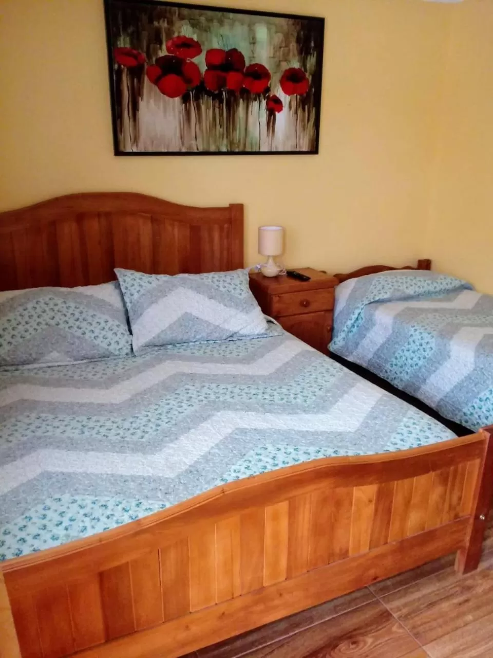 Bed in Hotel San Juan