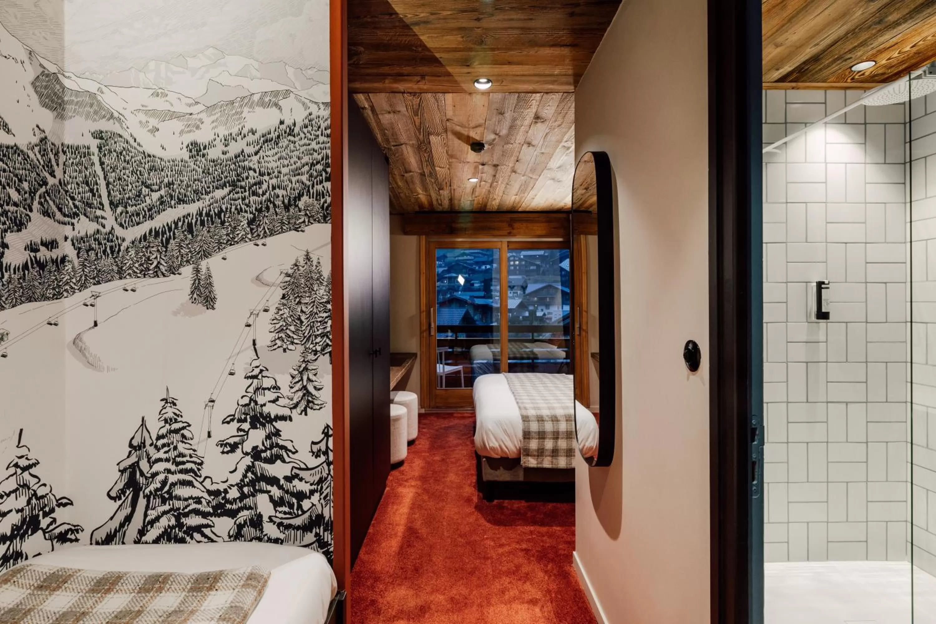 Photo of the whole room, Bed in Hôtel Névé