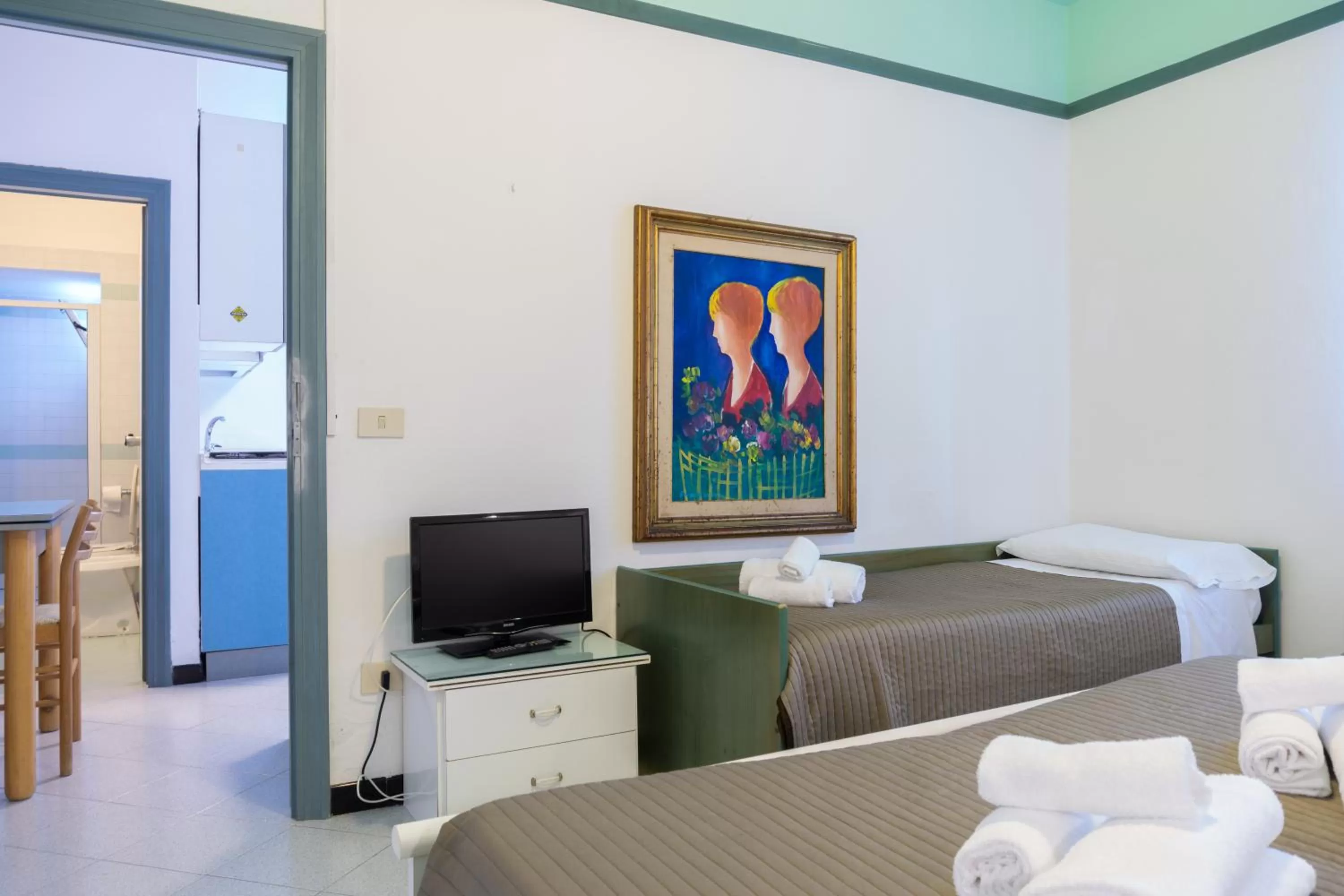 Decorative detail, Bed in Esedra Hotel