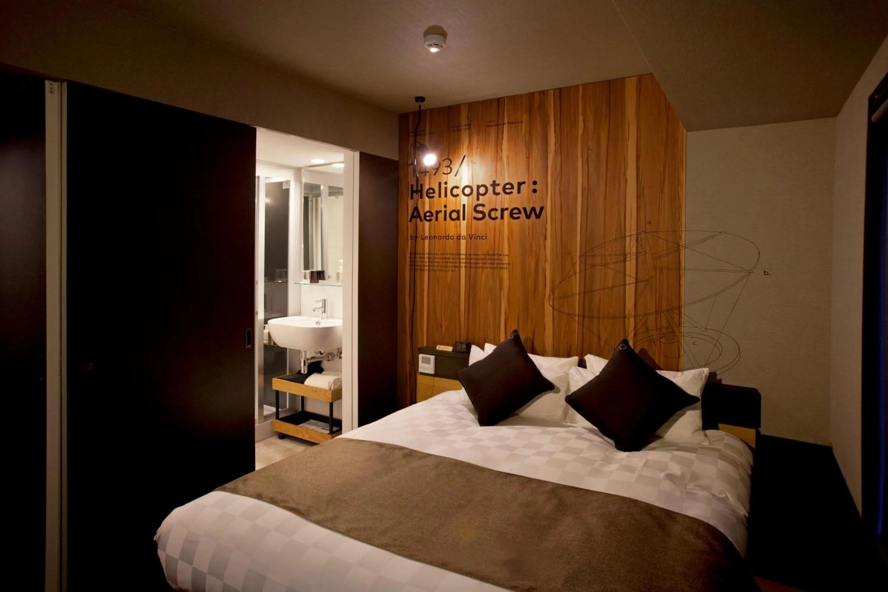 Bed in Hotel Risveglio Akasaka