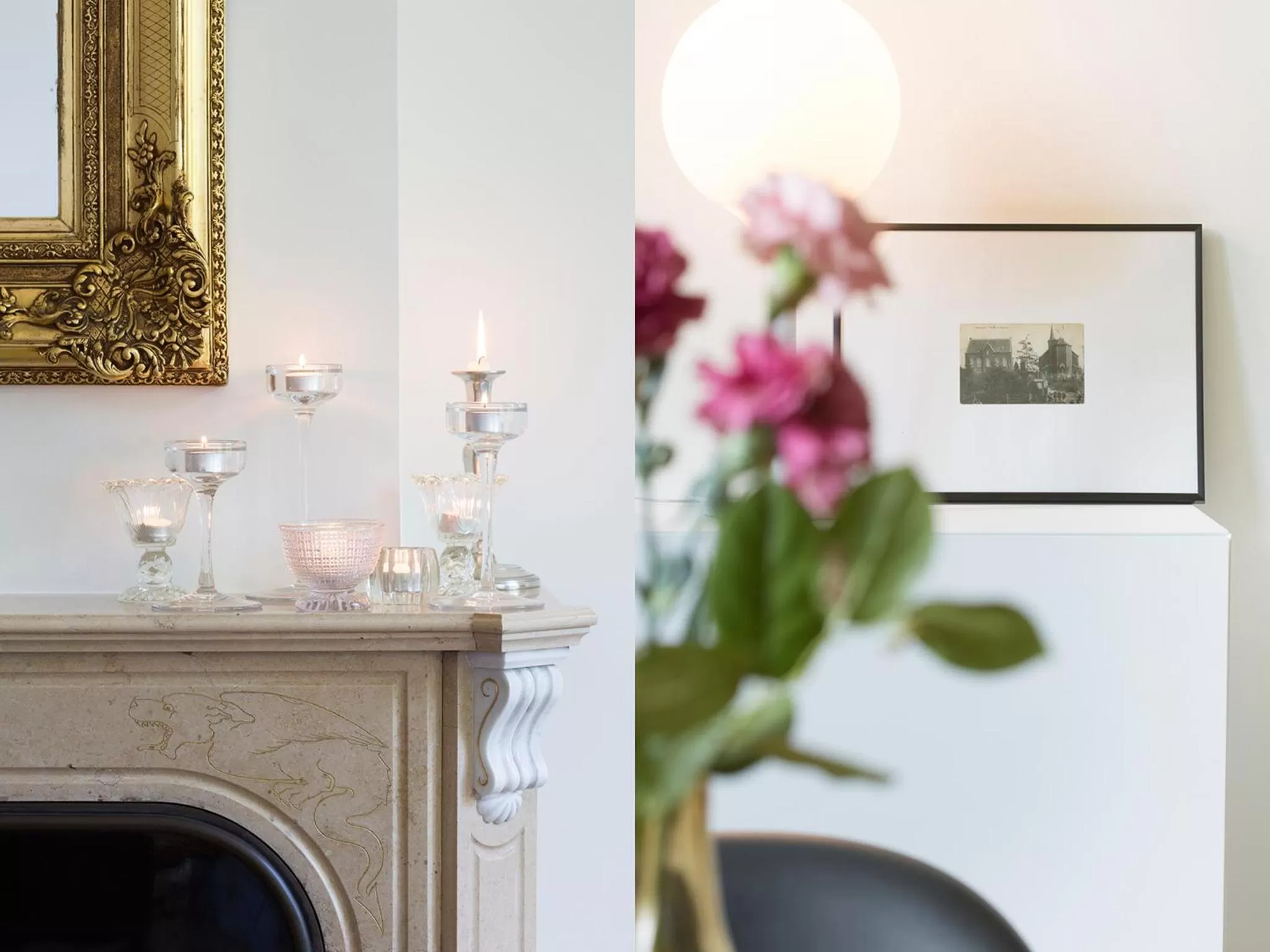 Living room in B&B Pastorie Balegem