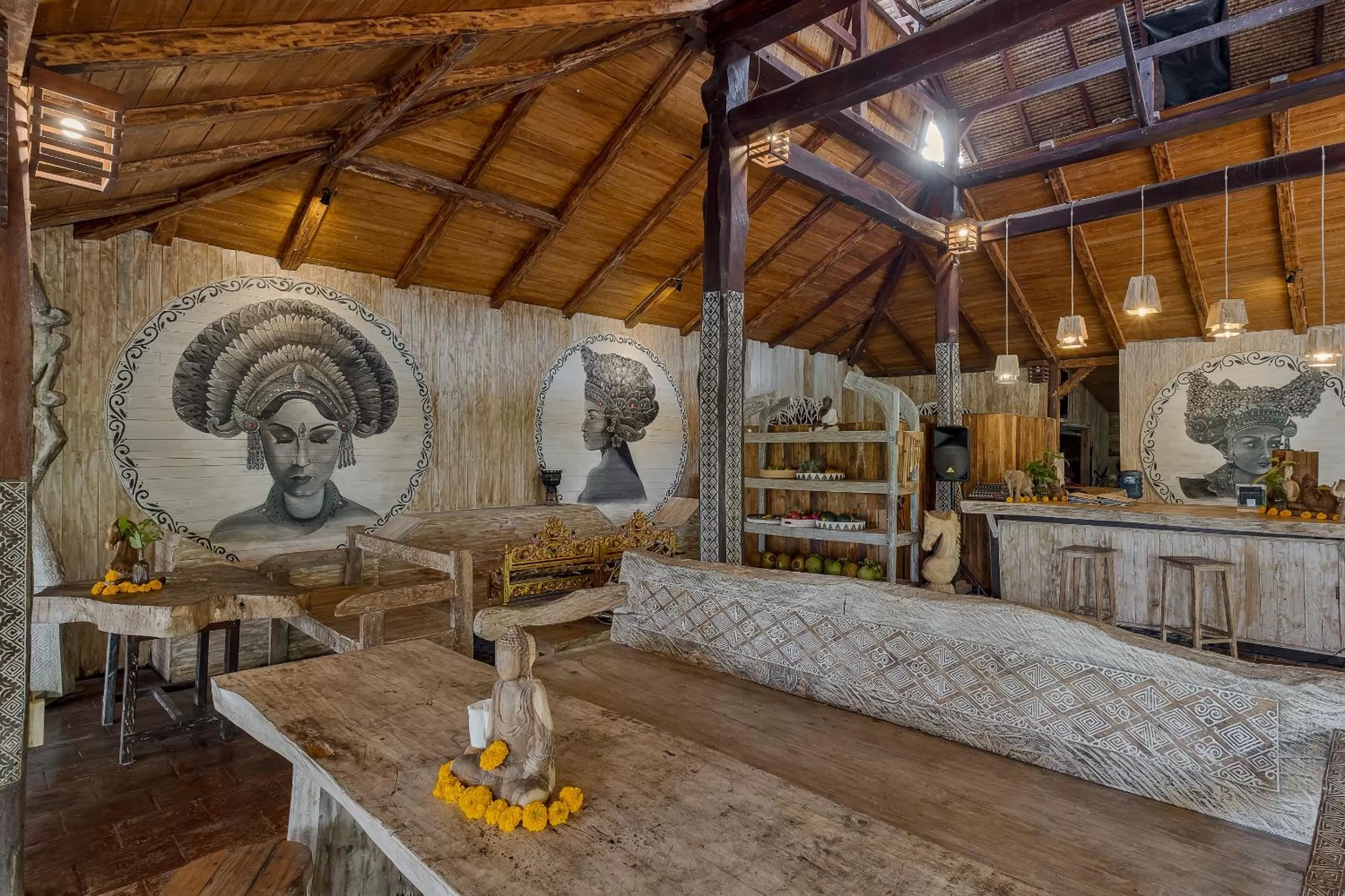 Restaurant/places to eat in Joglo Organik Guesthouse