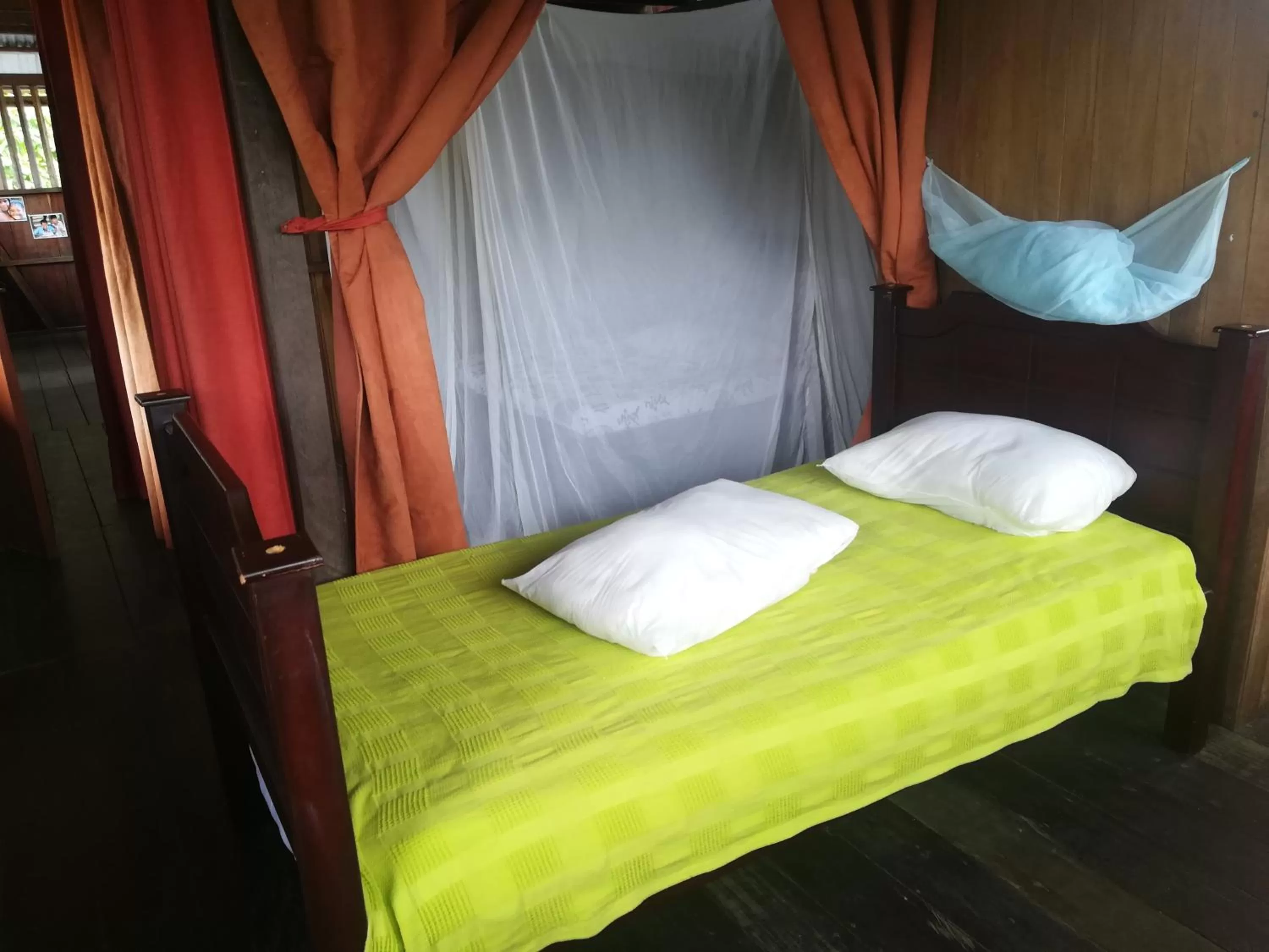 Bed in Posada El Acuario