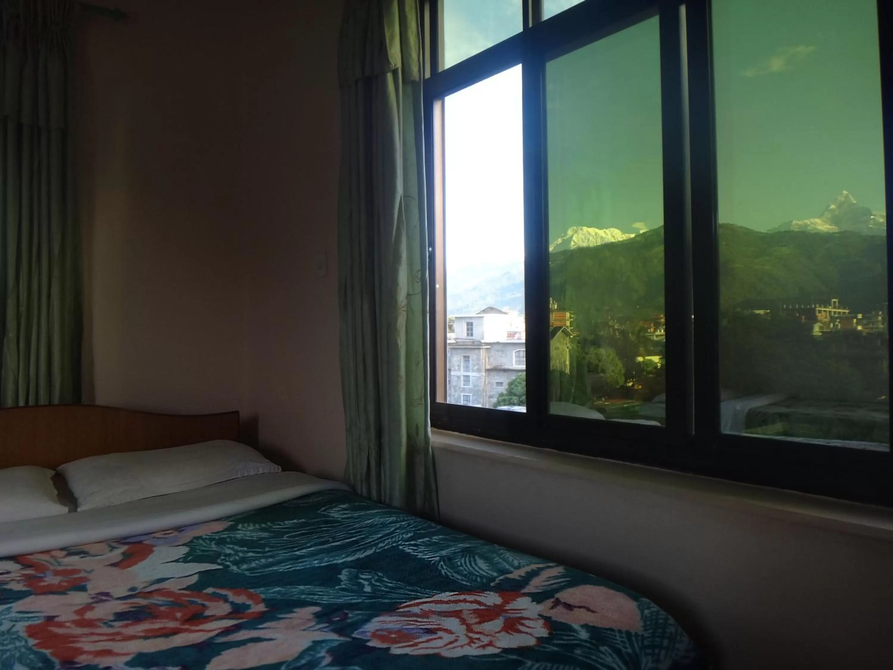 Mountain view, Bed in Hotel Diplomat