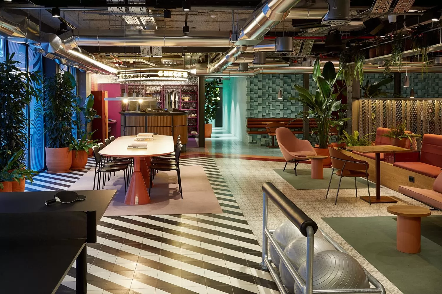 Lobby or reception in The Social Hub Madrid