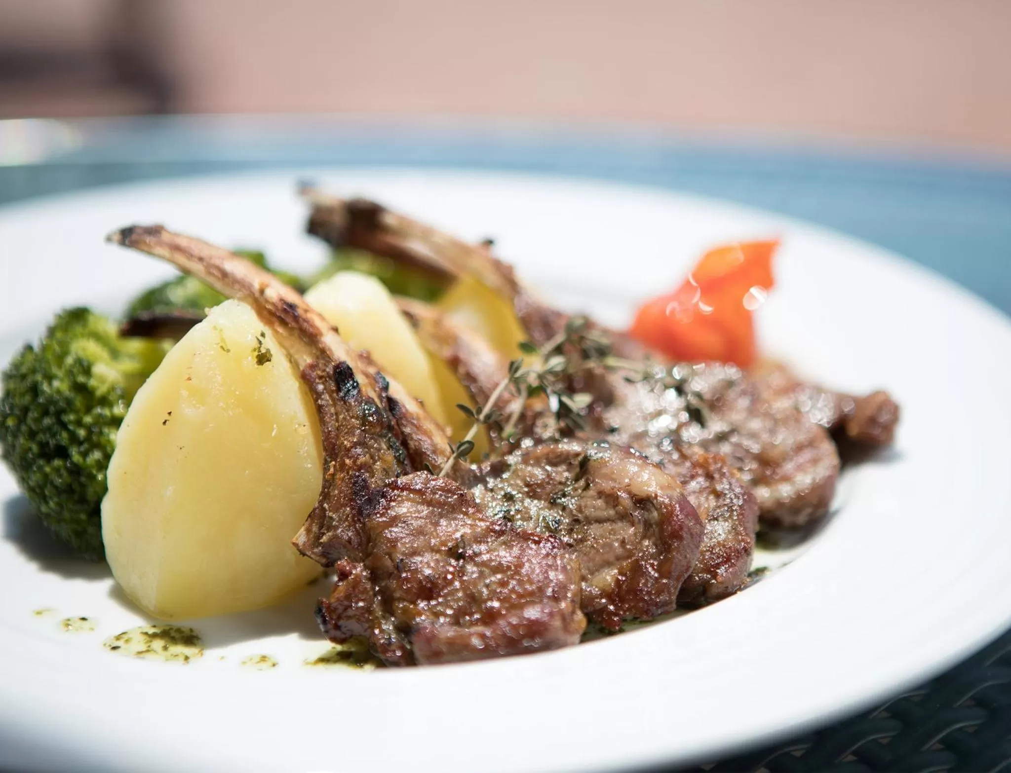 Food close-up in Dom Pedro Marina