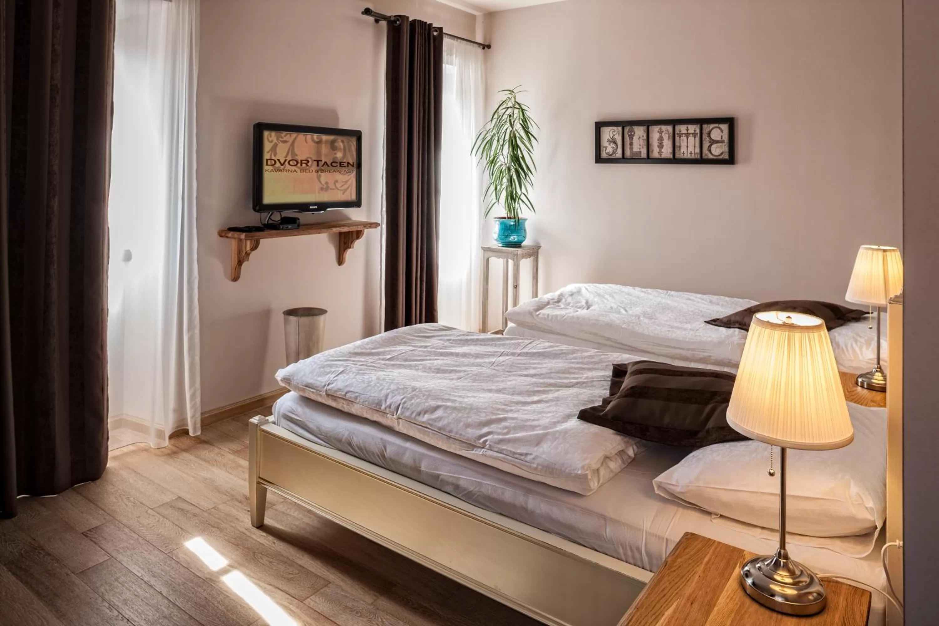 Bed in B&B Dvor Tacen