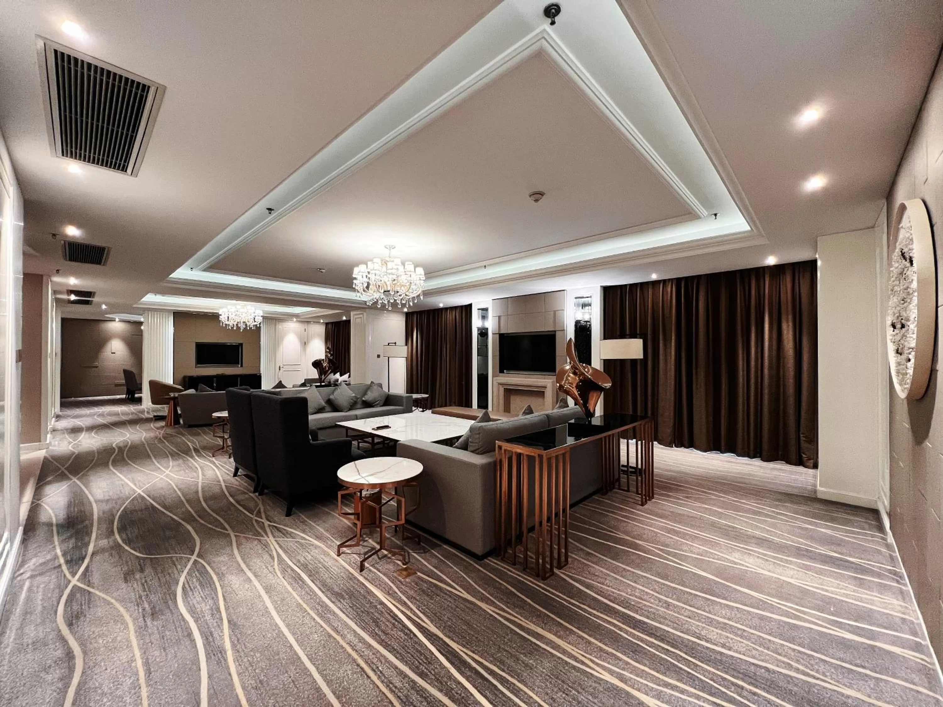 Living room in Zhejiang Taizhou Marriott Hotel