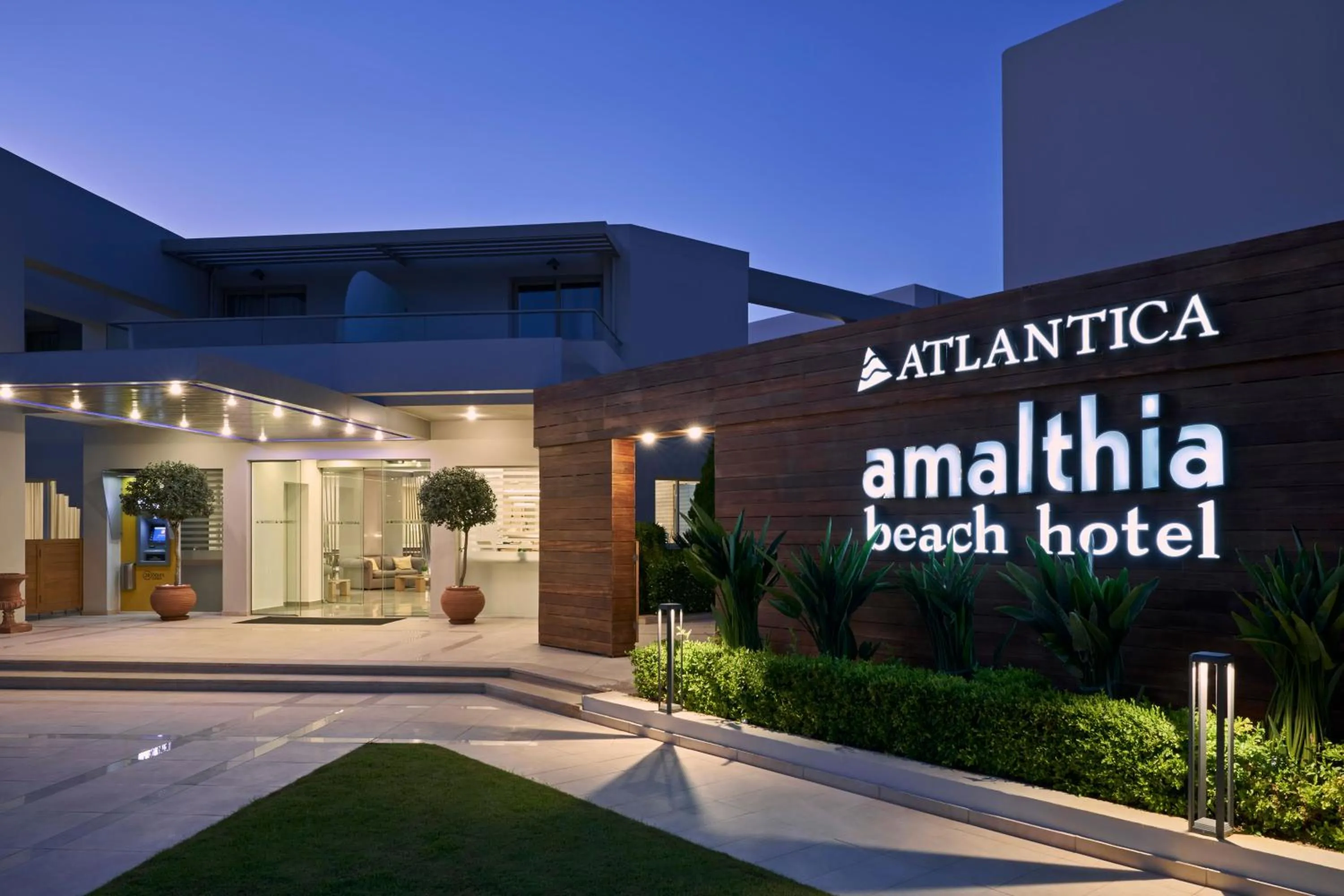 Property building in Atlantica Amalthia Beach Hotel - Adults Only