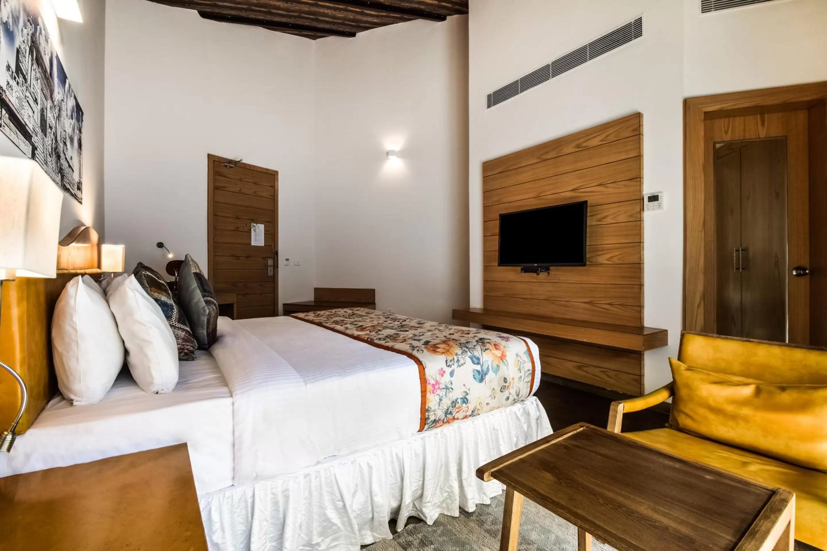 Bedroom, Bed in Bamboo Saa Resort & Spa - Udaipur